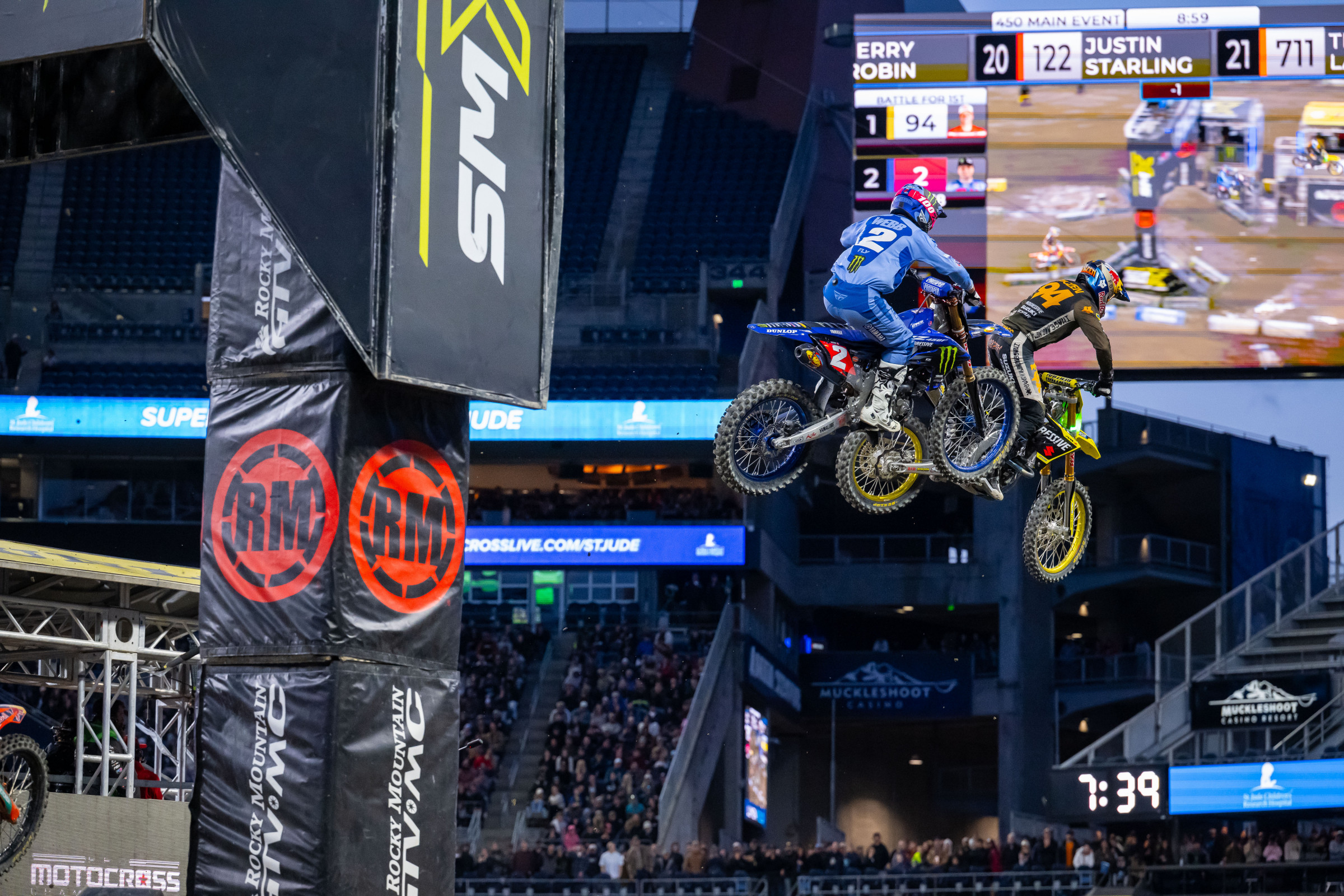 Episode 1,000 in Webb versus Roczen. When Kenny got by, things turned serious for Cooper.