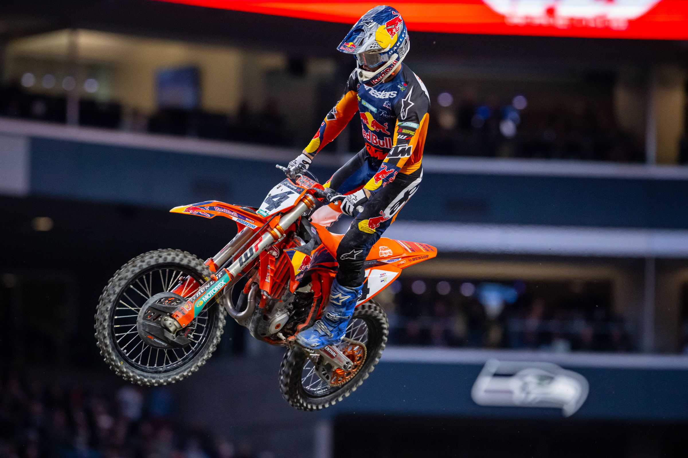 Chase Sexton trails Cooper Webb by 11 heading into Saturday.