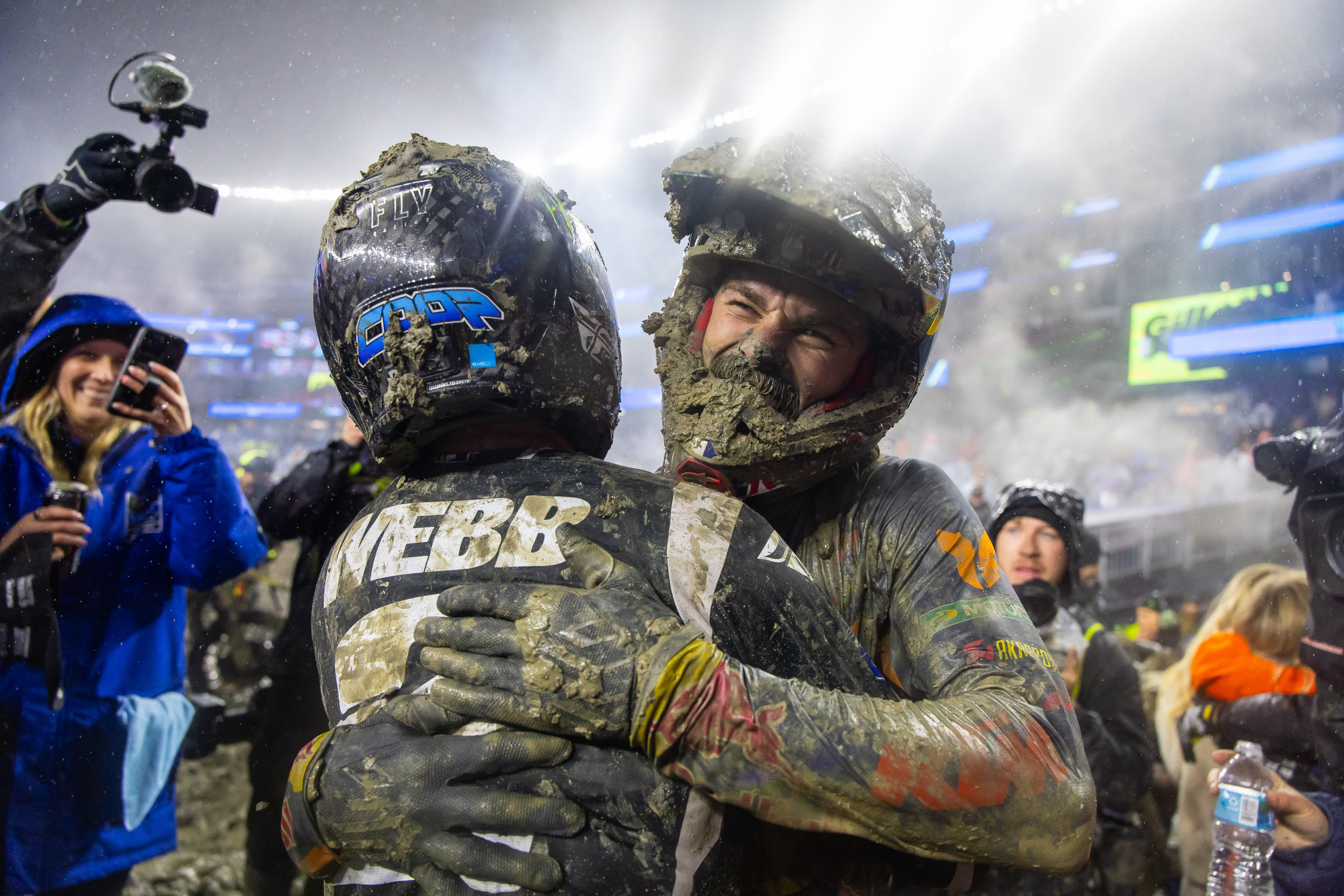 Cooper Webb and Aaron Plessigner