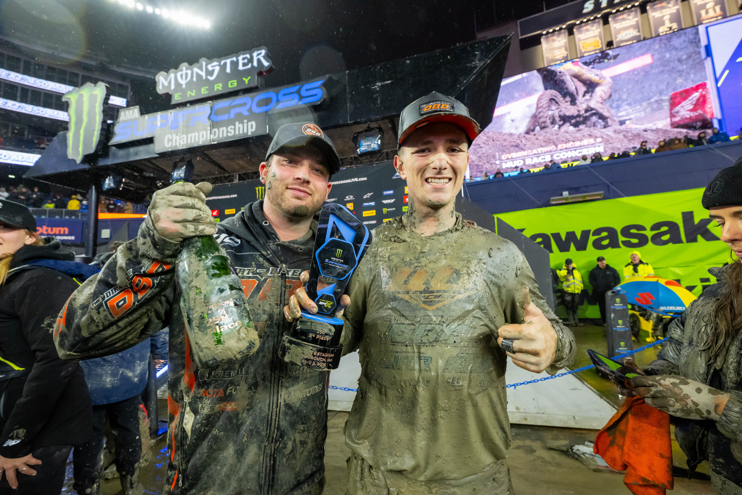 Dirt Bike Depot WMR KTM team owner Max Schwartz and Gage Linville