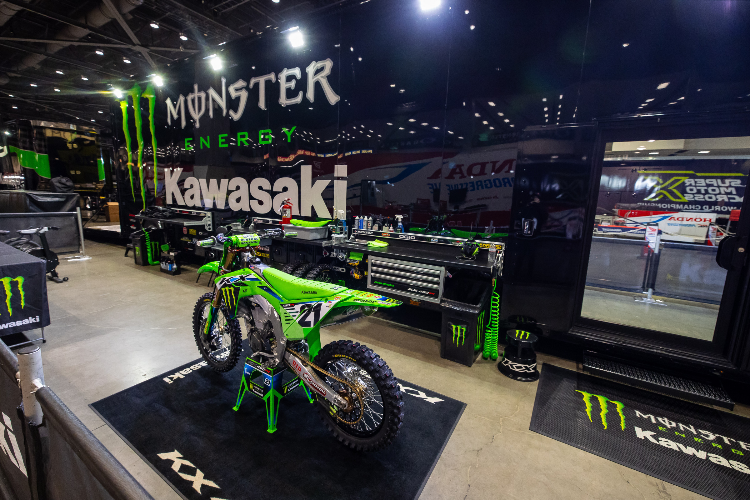 Jason Anderson's #21 machine will remain parked for the rest of supercross.