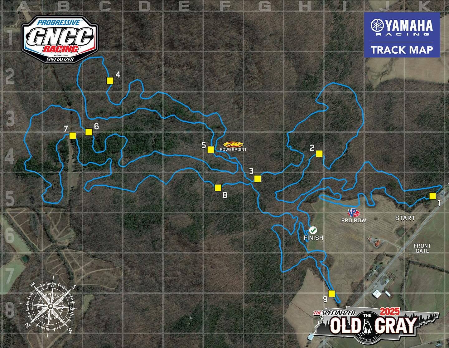 The Old Gray GNCC layout.