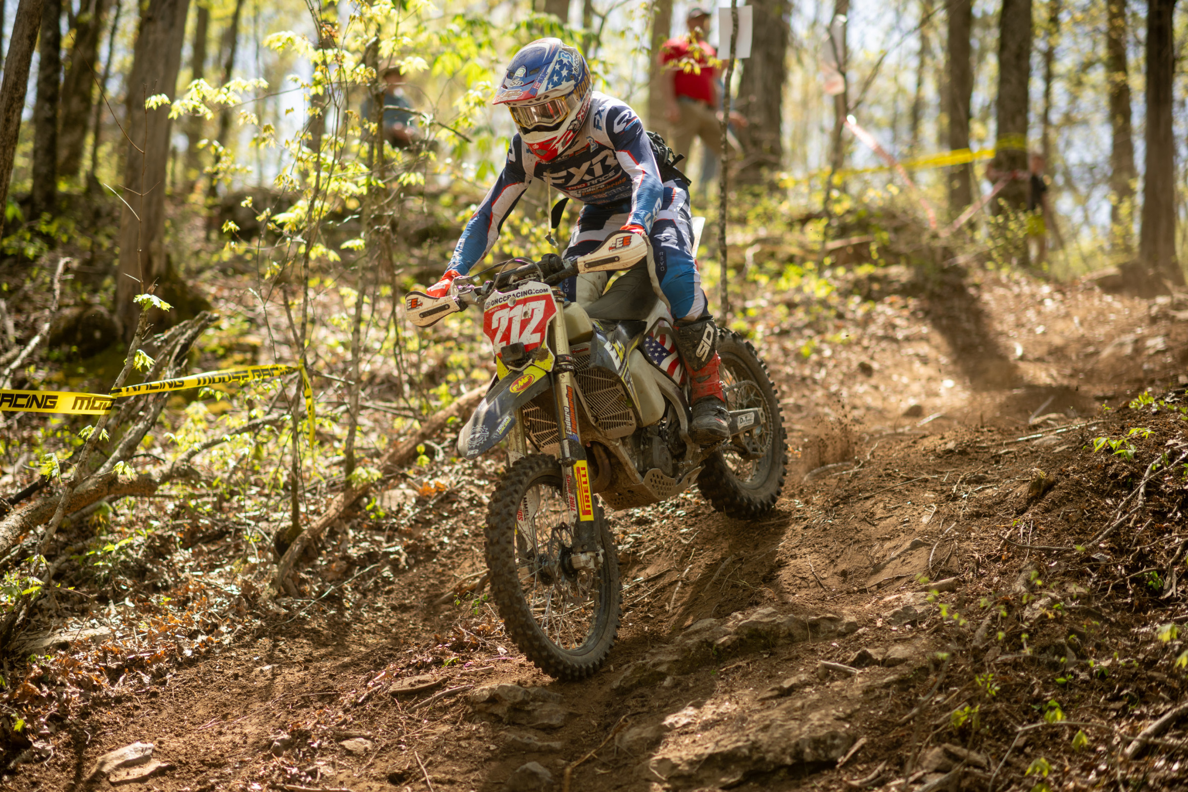 Triumph in GNCC! Ricky Russell was fourth overall and third in the XC1 class.