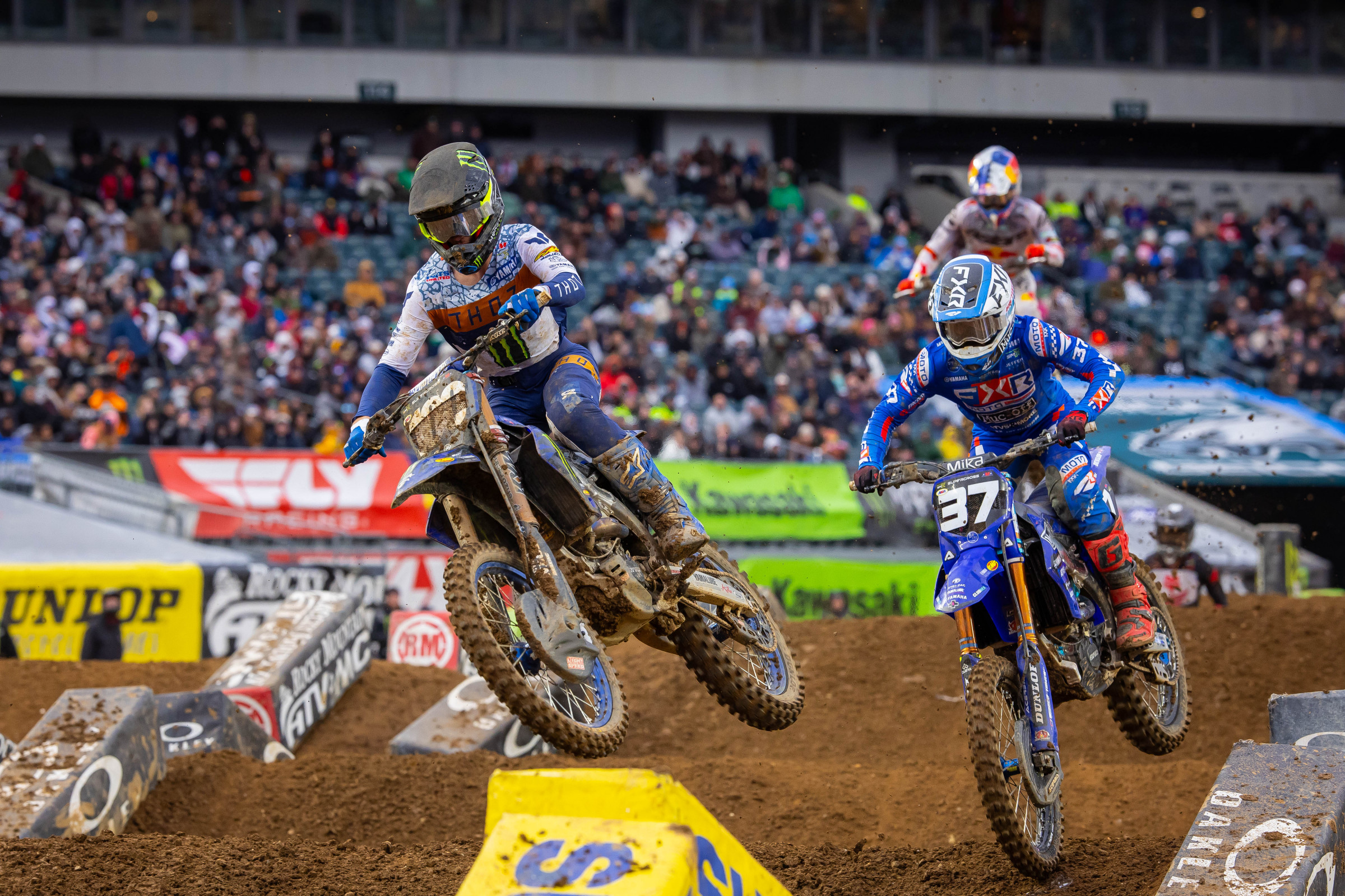 Cole Davies is a master at picking lines, amongst many other impressive supercross assets.