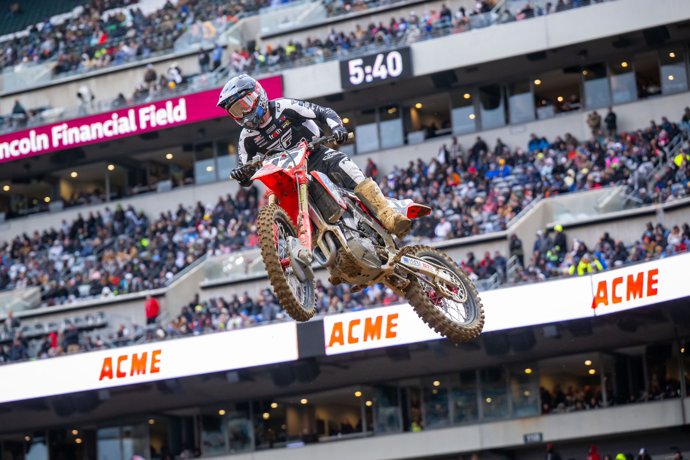 A great ride for Quad Lock Honda's Joey Savatgy with fifth.