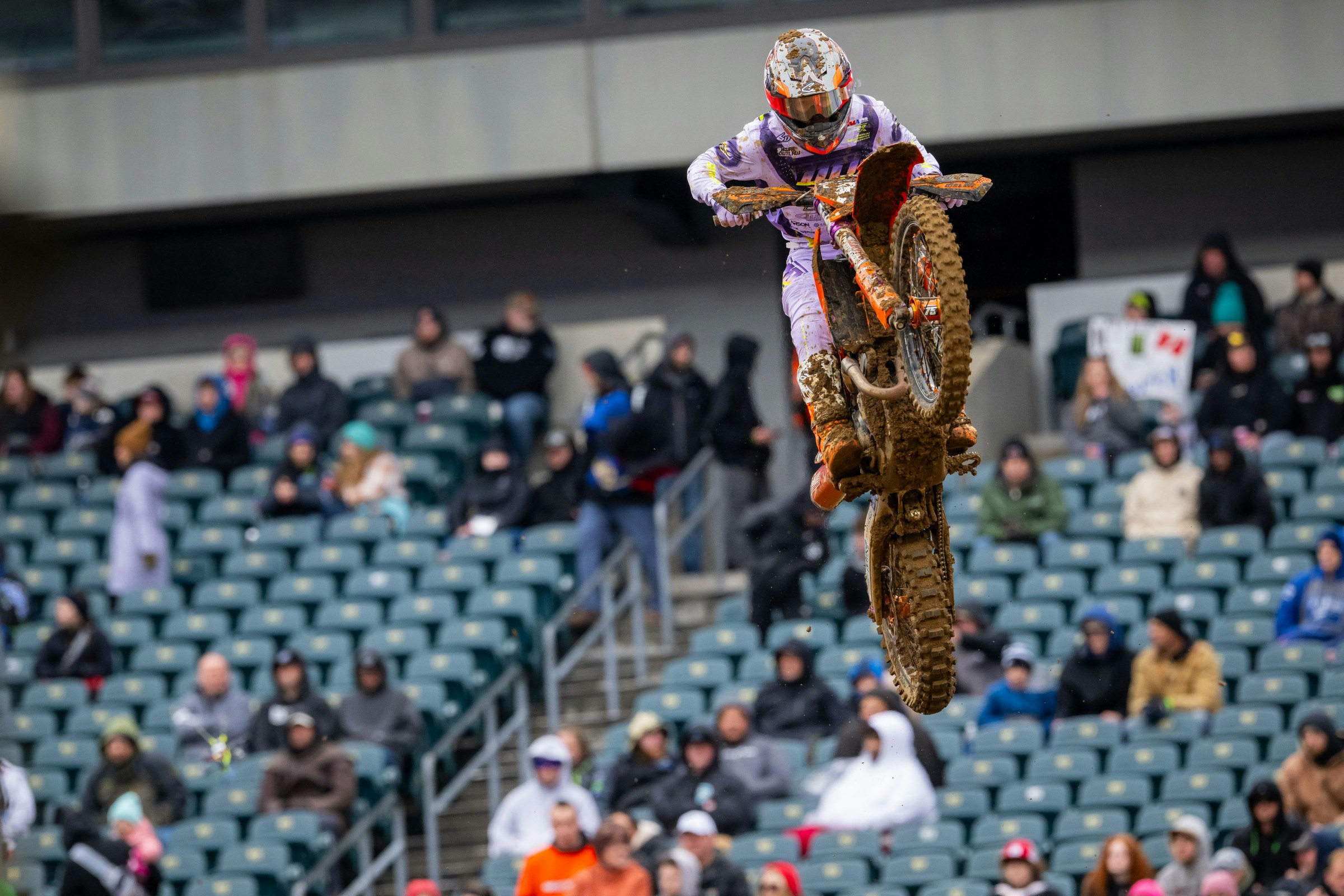 Gage Linville Banged Up in Philadelphia SX Qualifying Crash