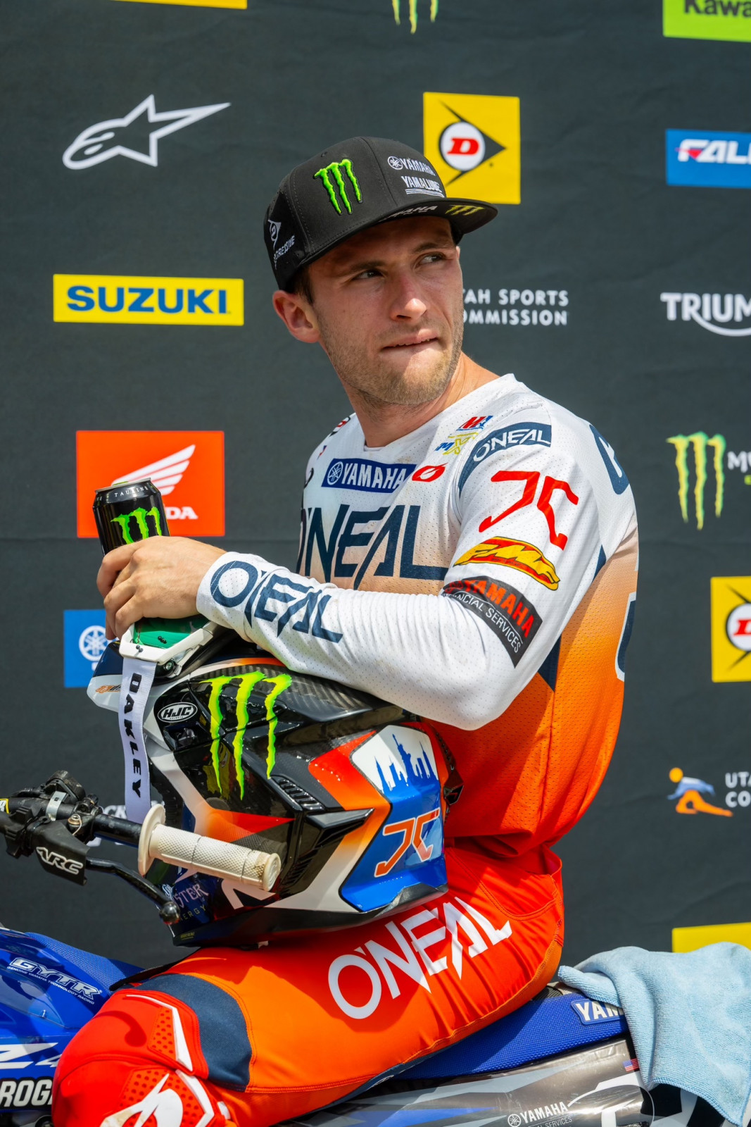 Justin Cooper is today's fastest overall 450SX qualifier.