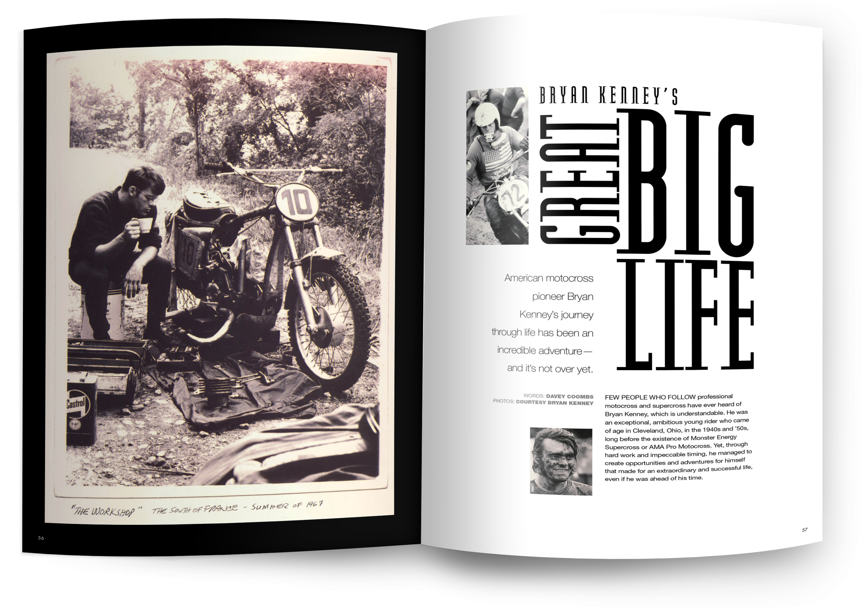 Bryan Kenney's Great Big Life in the June 2025 Issue of Racer X Illustrated