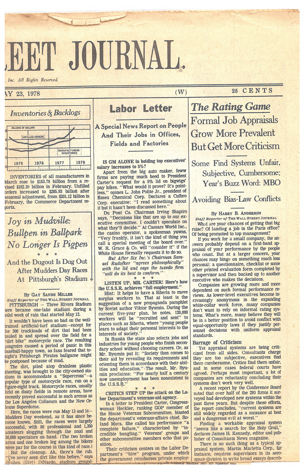 Wall Street Journal puts SX on the cover!