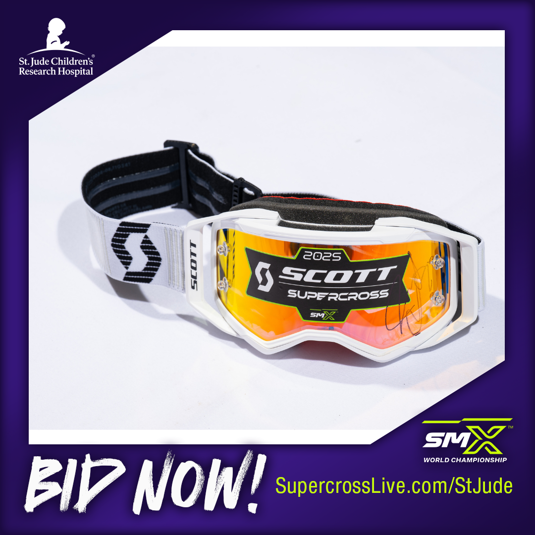 4348_ Seth Hammaker #56 Autographed Podium SCOTT Goggles from Indianapolis