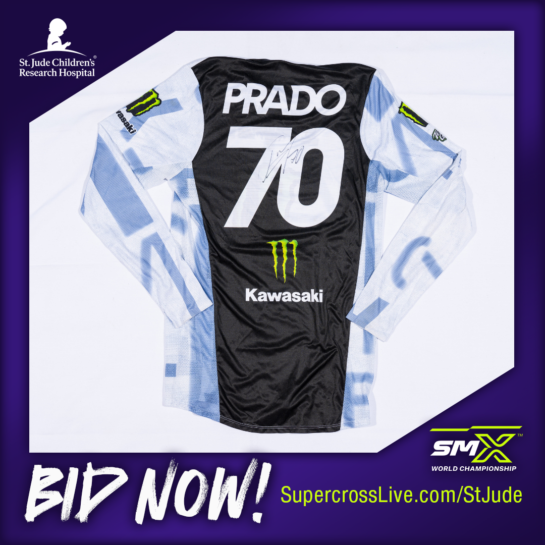 4343_ Jorge Prado #70 Autographed FOX Racing Jersey
