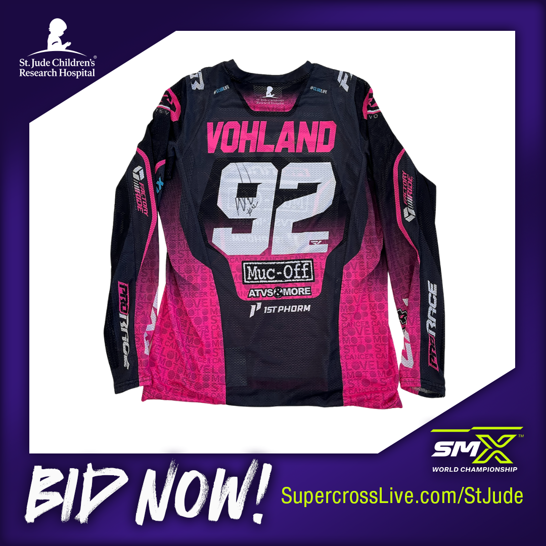 4486_ Max Vohland #92 Autographed FXR Race Worn Jersey from Indianapolis