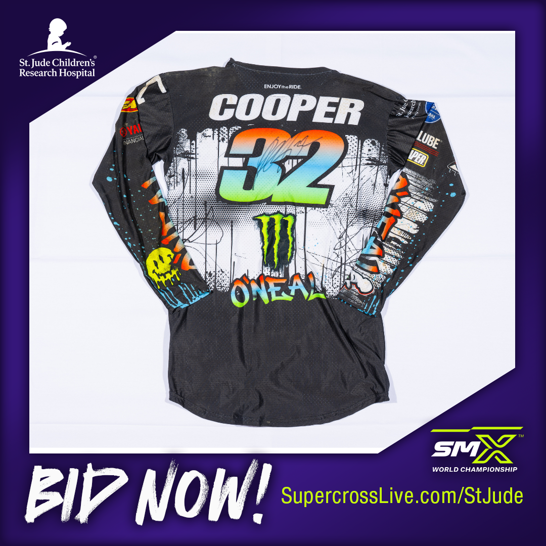 4395_ Justin Cooper #32 Autographed Race Worn Jersey from Indianapolis, Second Place Finish