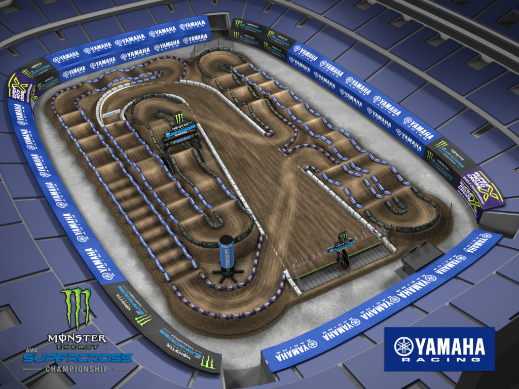 Denver Supercross track map