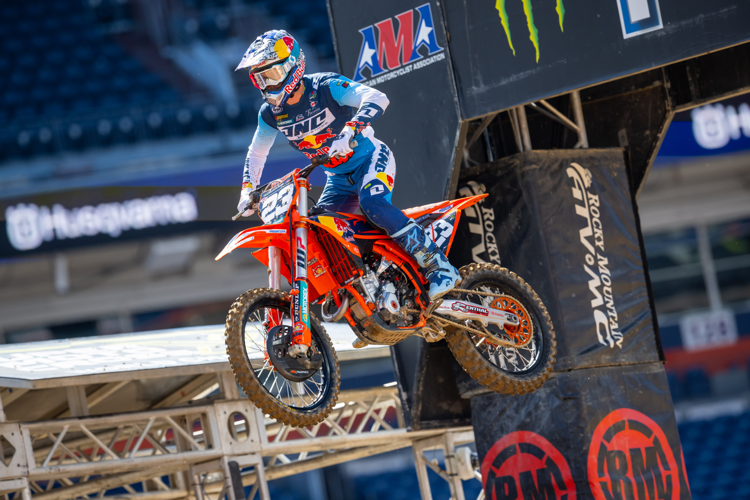 Julien Beaumer is today's fastest 250SX qualifier.