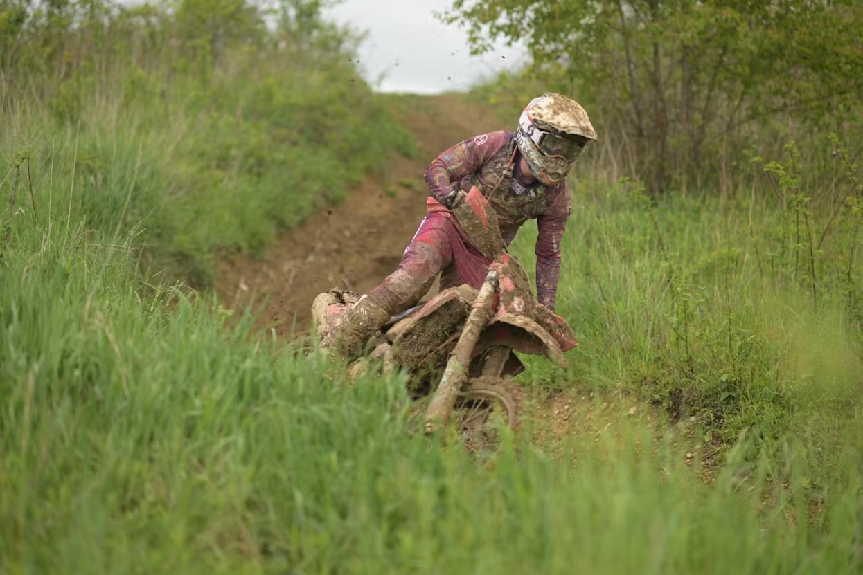 Jordan Ashburn put in a good run for second.