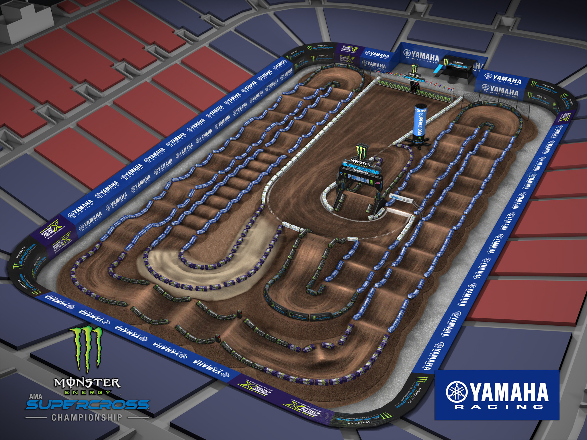 2025 Salt Lake City SX layout.