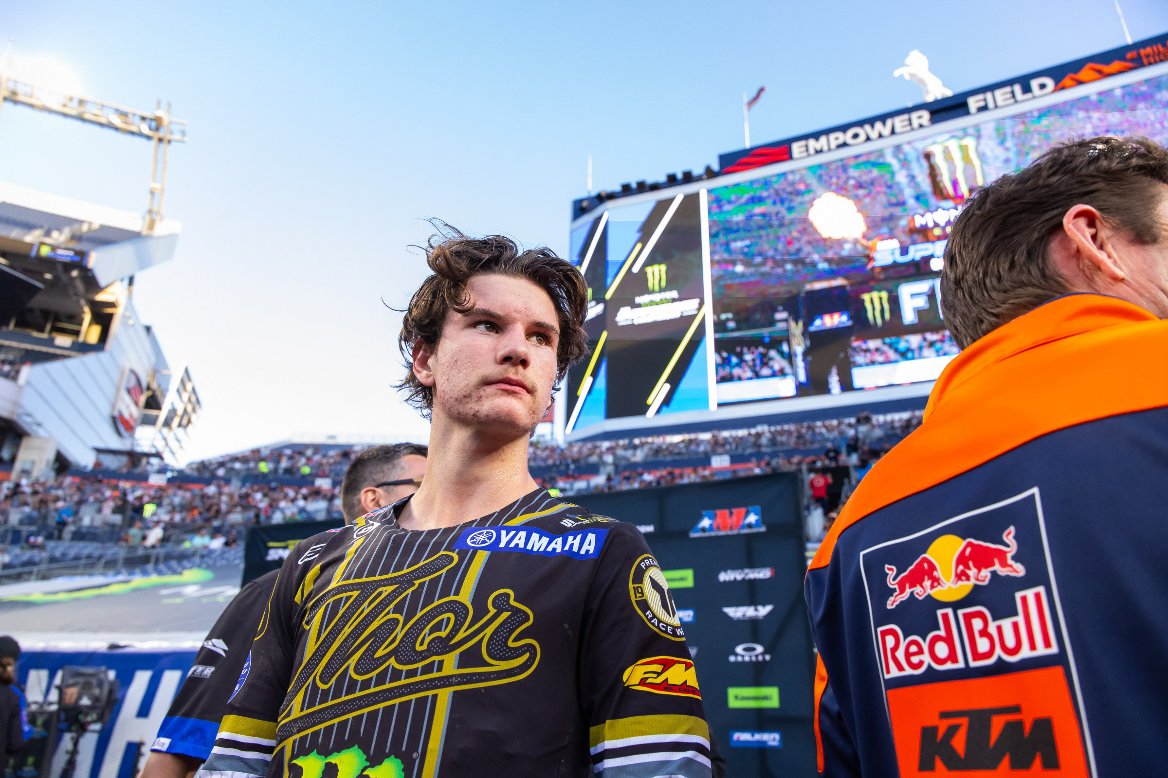 Cole Davies at Denver Supercross.