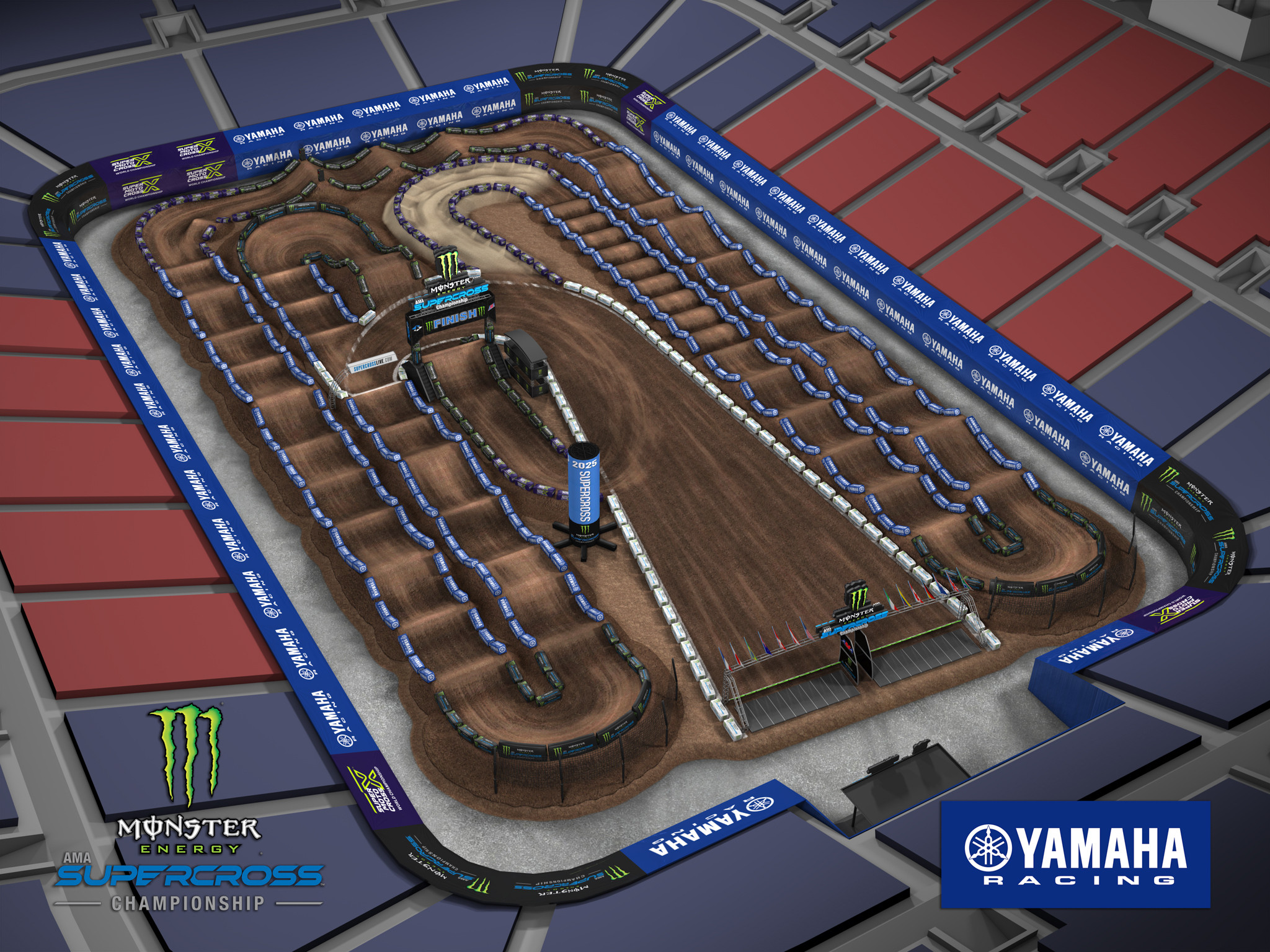 2025 Salt Lake City SX layout.