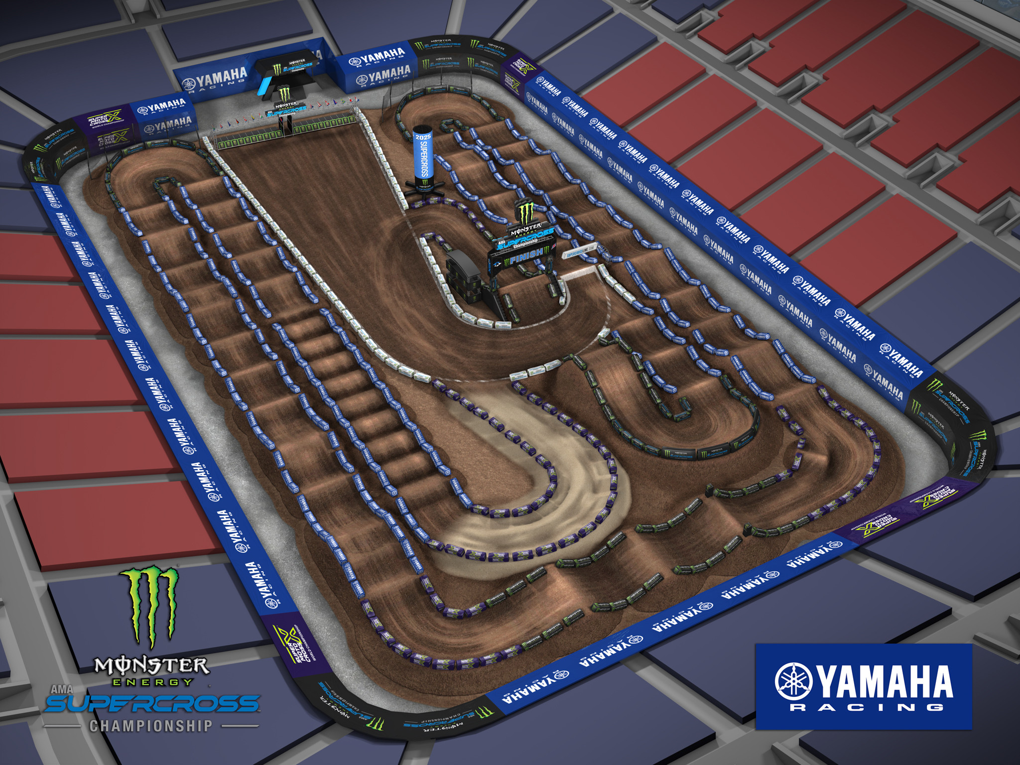 2025 Salt Lake City SX layout.