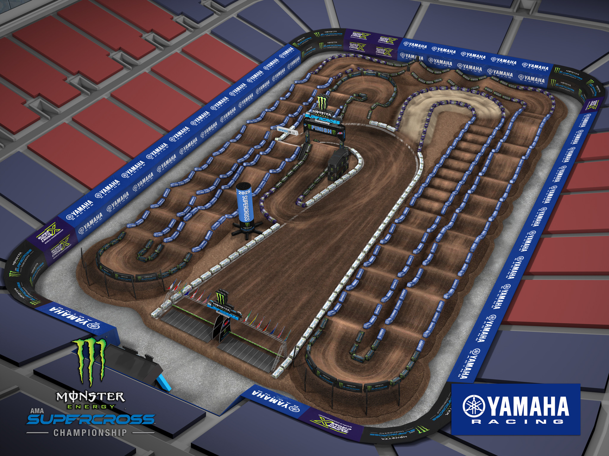 2025 Salt Lake City SX layout.