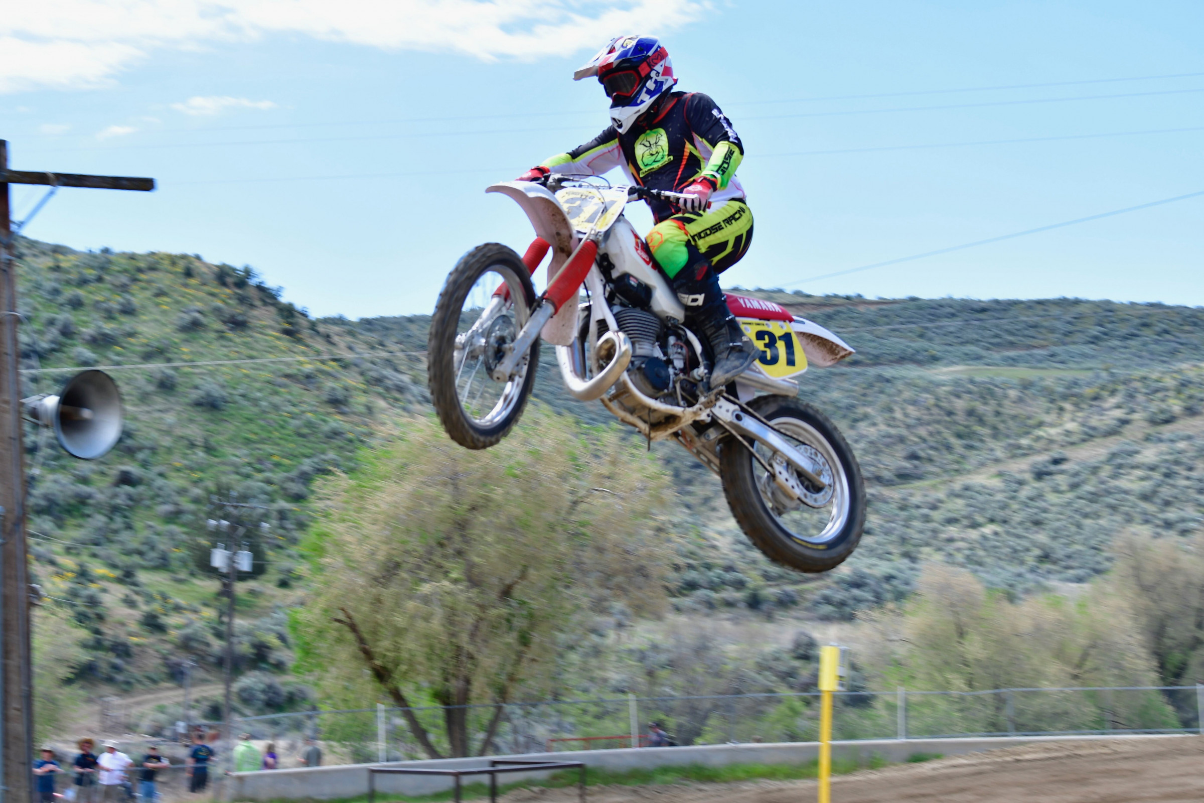 Rodney Smith on YZ on Saturday track