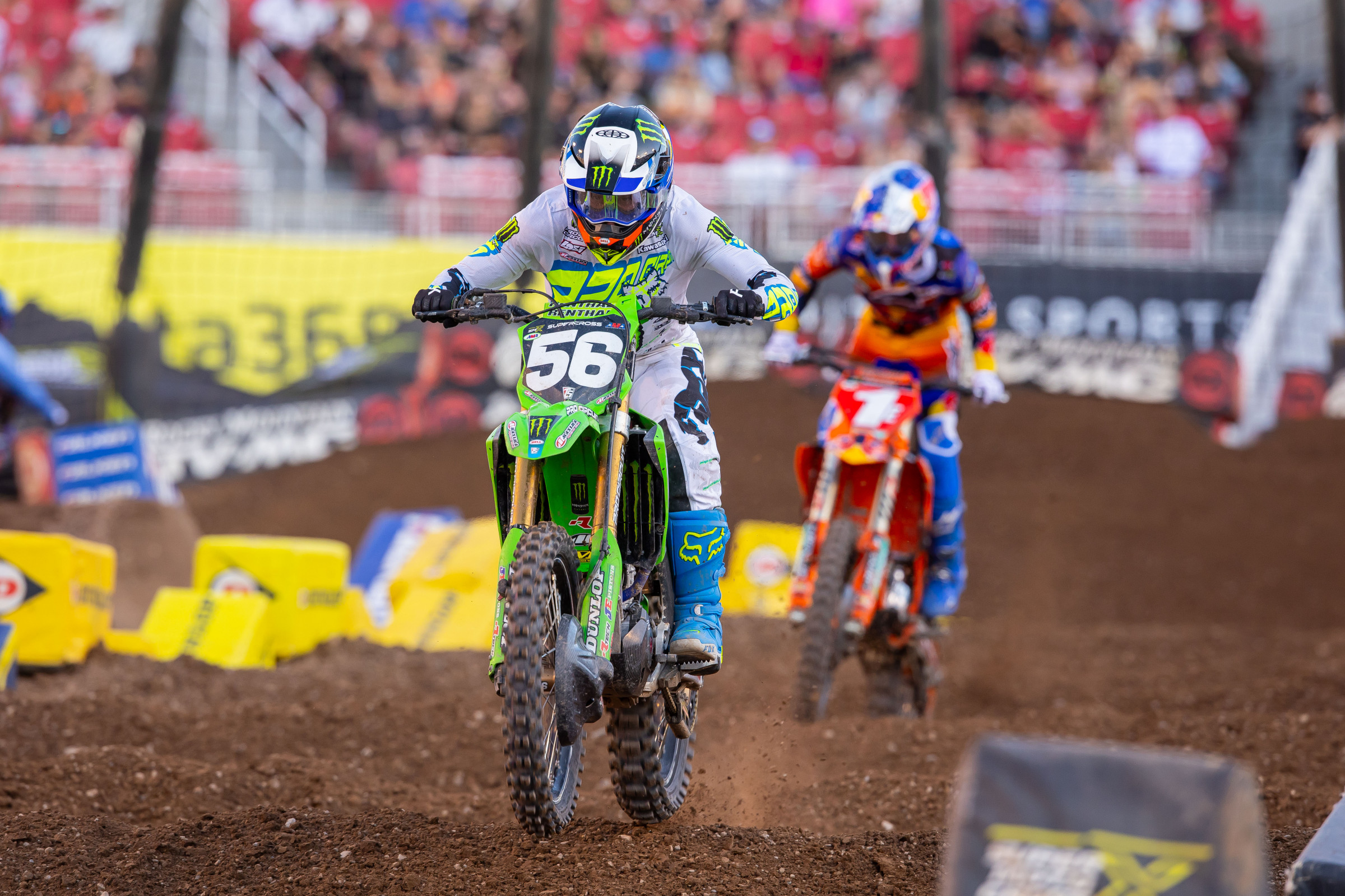 Hammaker in championship position on Saturday night.