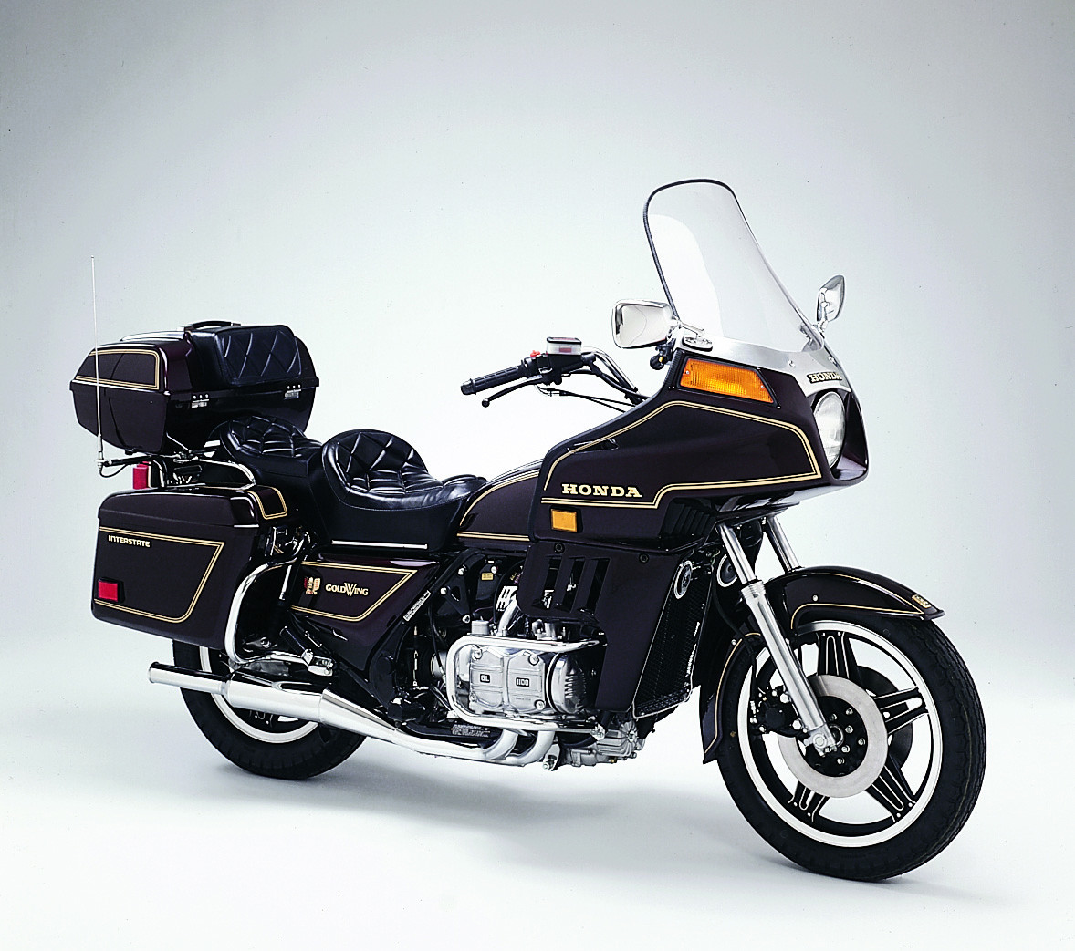 A 1980 GL1100 Gold Wing Interstate.