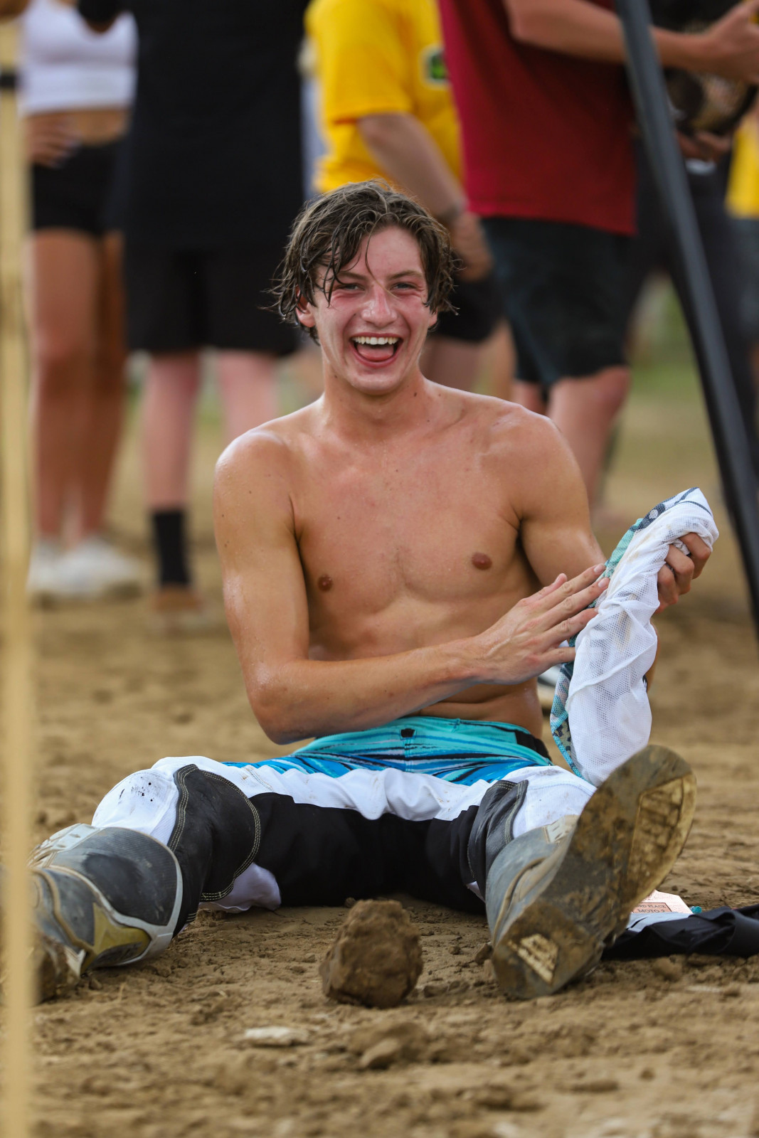 Hawkins in his final go at the Monster Energy AMA Amateur National Motocross Championship at Loretta Lynn’s Ranch in 2022.