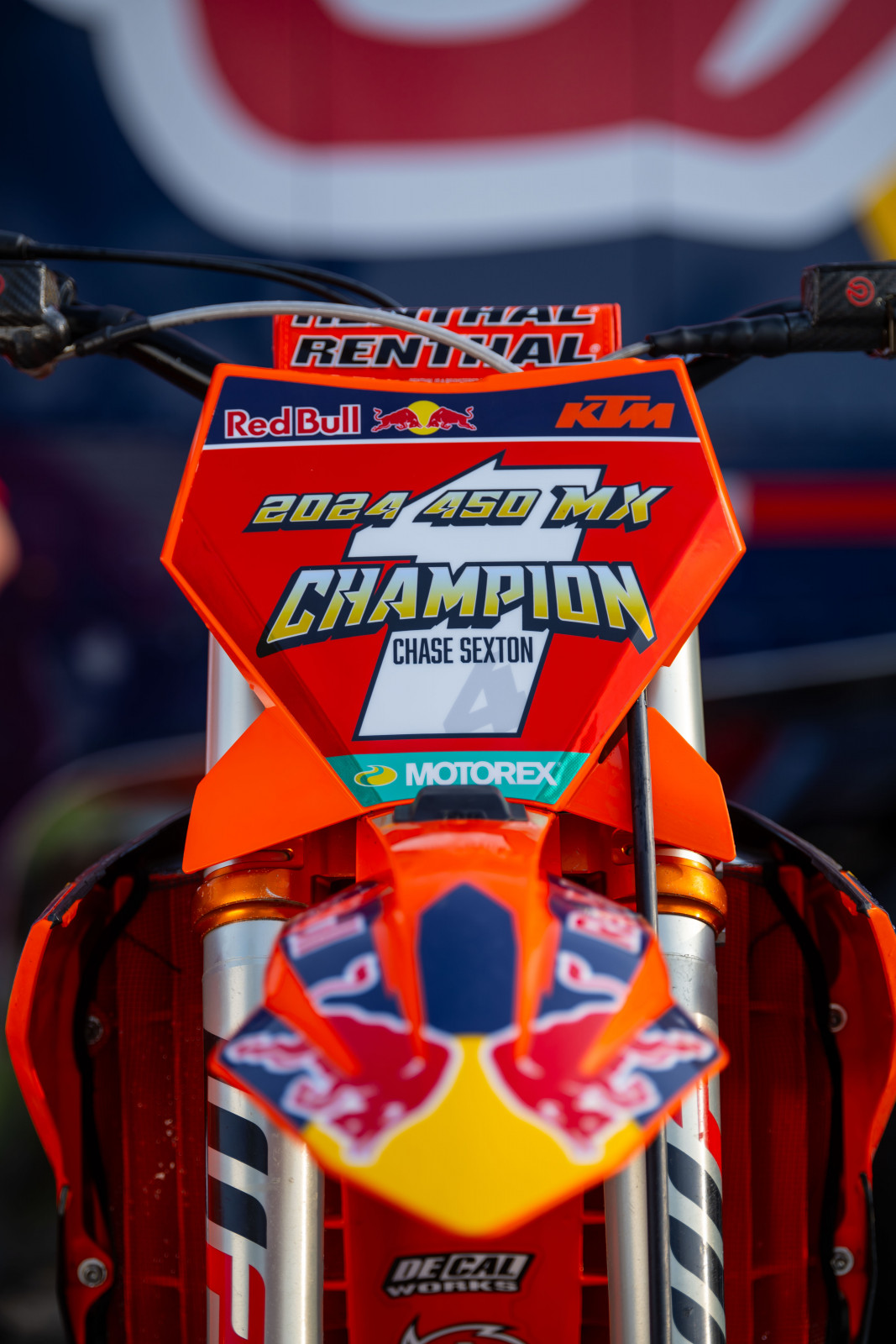Sexton's KTM 450 SX-F at the 2024 Ironman National season finale.