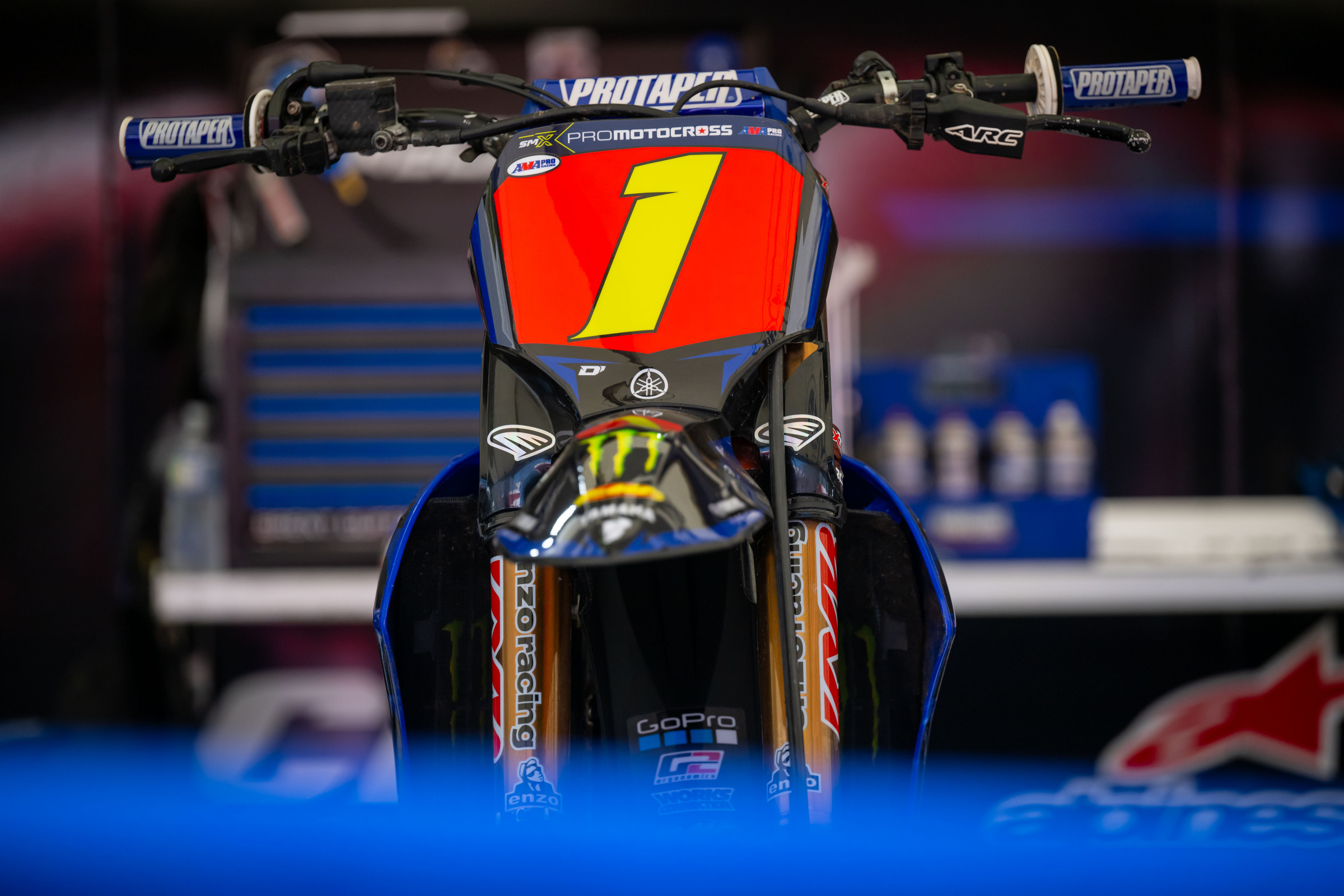 Deegan's YZ250F at the 2024 Ironman National season finale.
