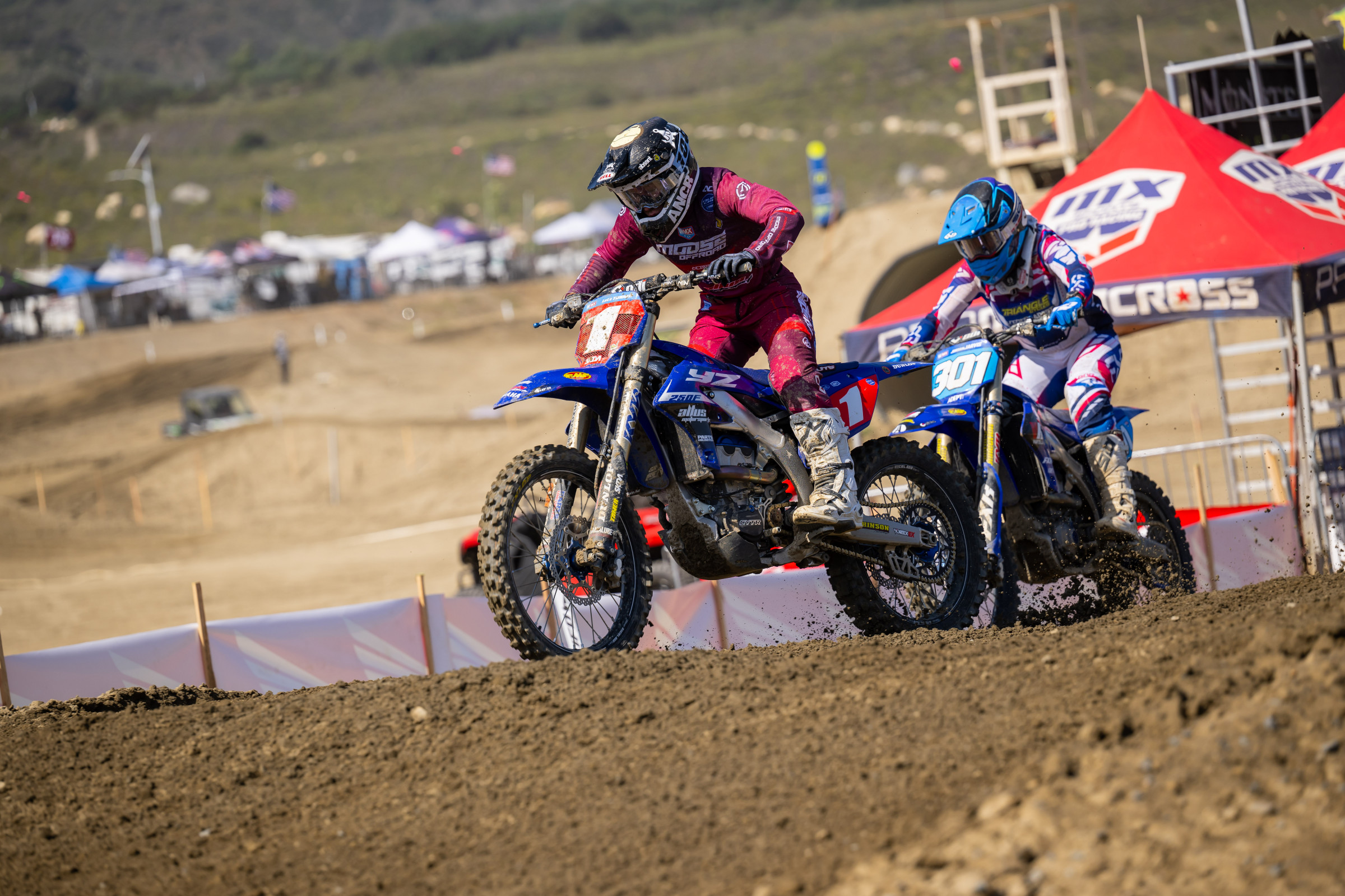 Turner and Jarvis put on a great show in the second moto.