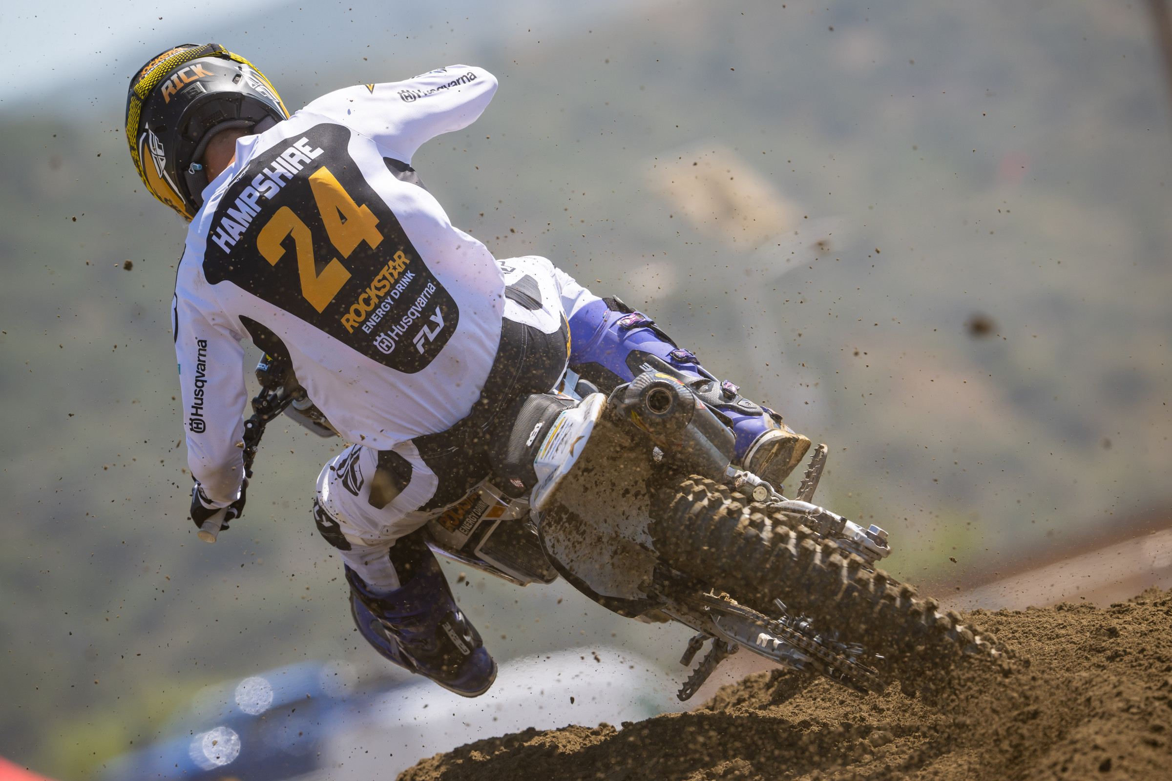 RJ Hampshire is making his debut in the 450 Class today.