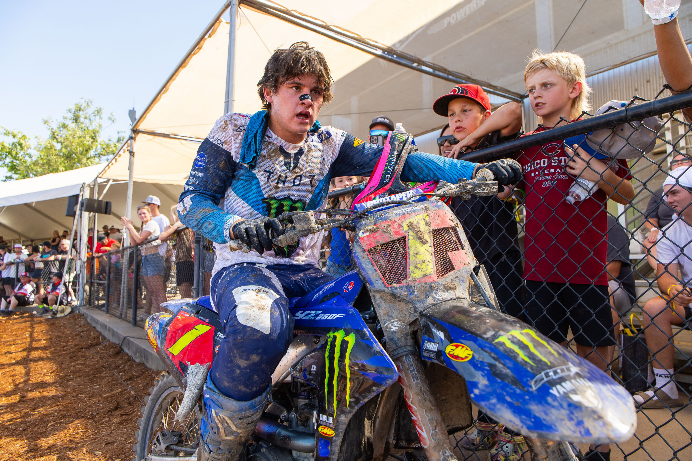 Deegan brought the heat, in the heat, and he also felt the pain.