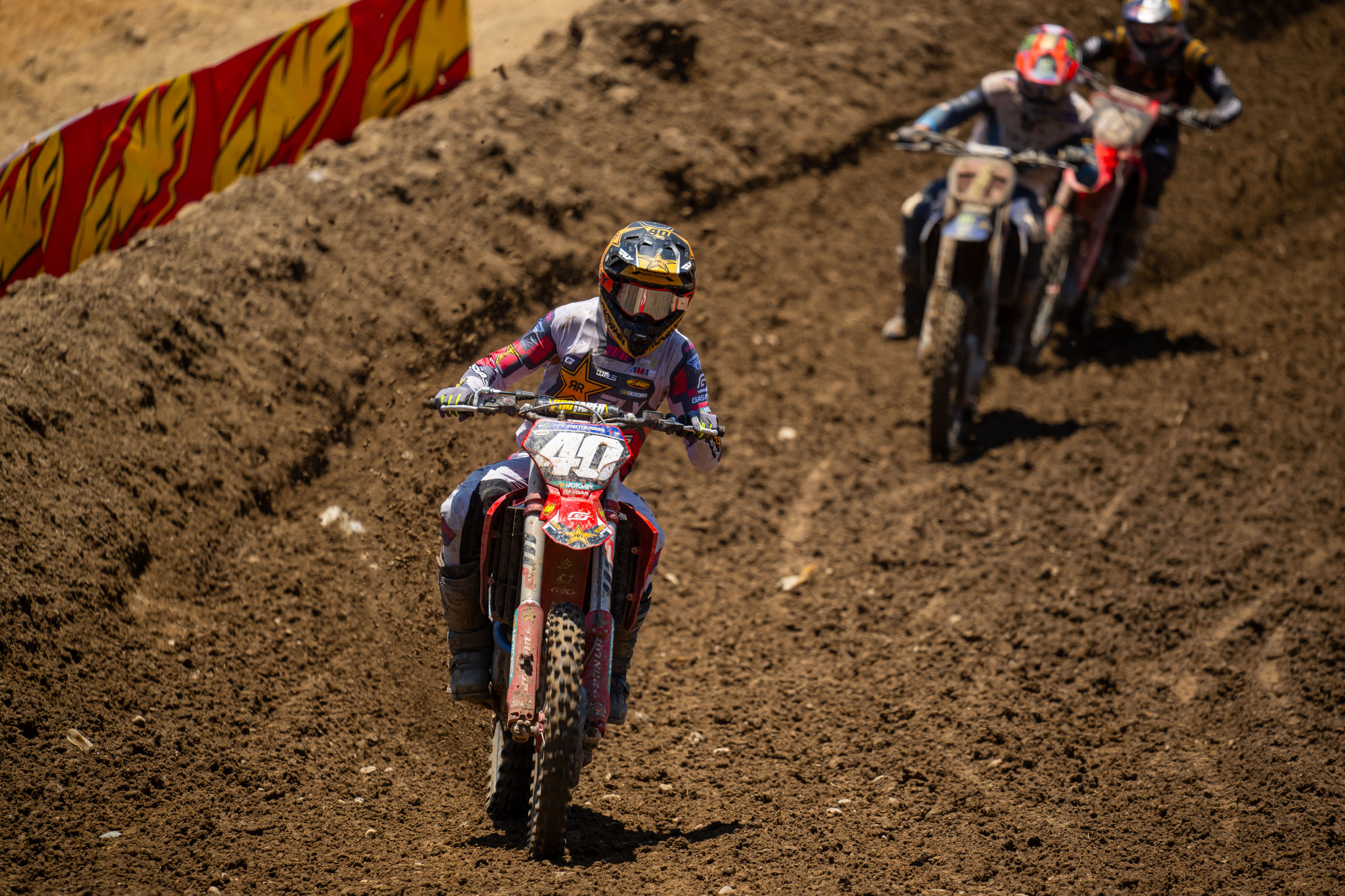 Casey Cochran leading laps at the Hangtown Motocross Classic