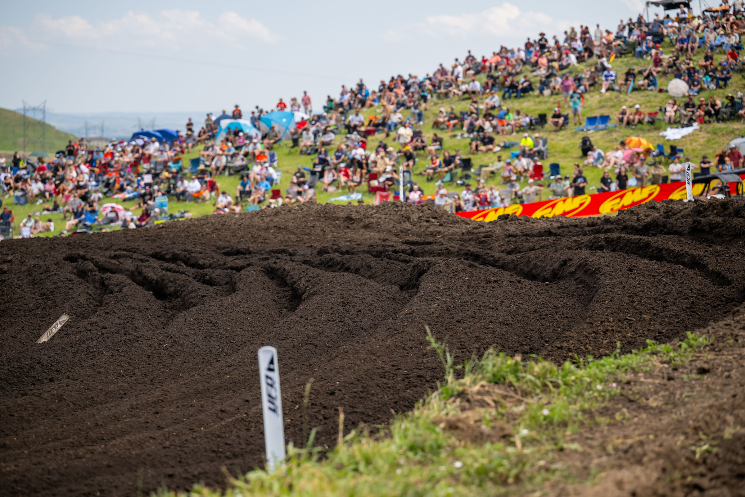 Thunder Valley was soft and rutty all day.