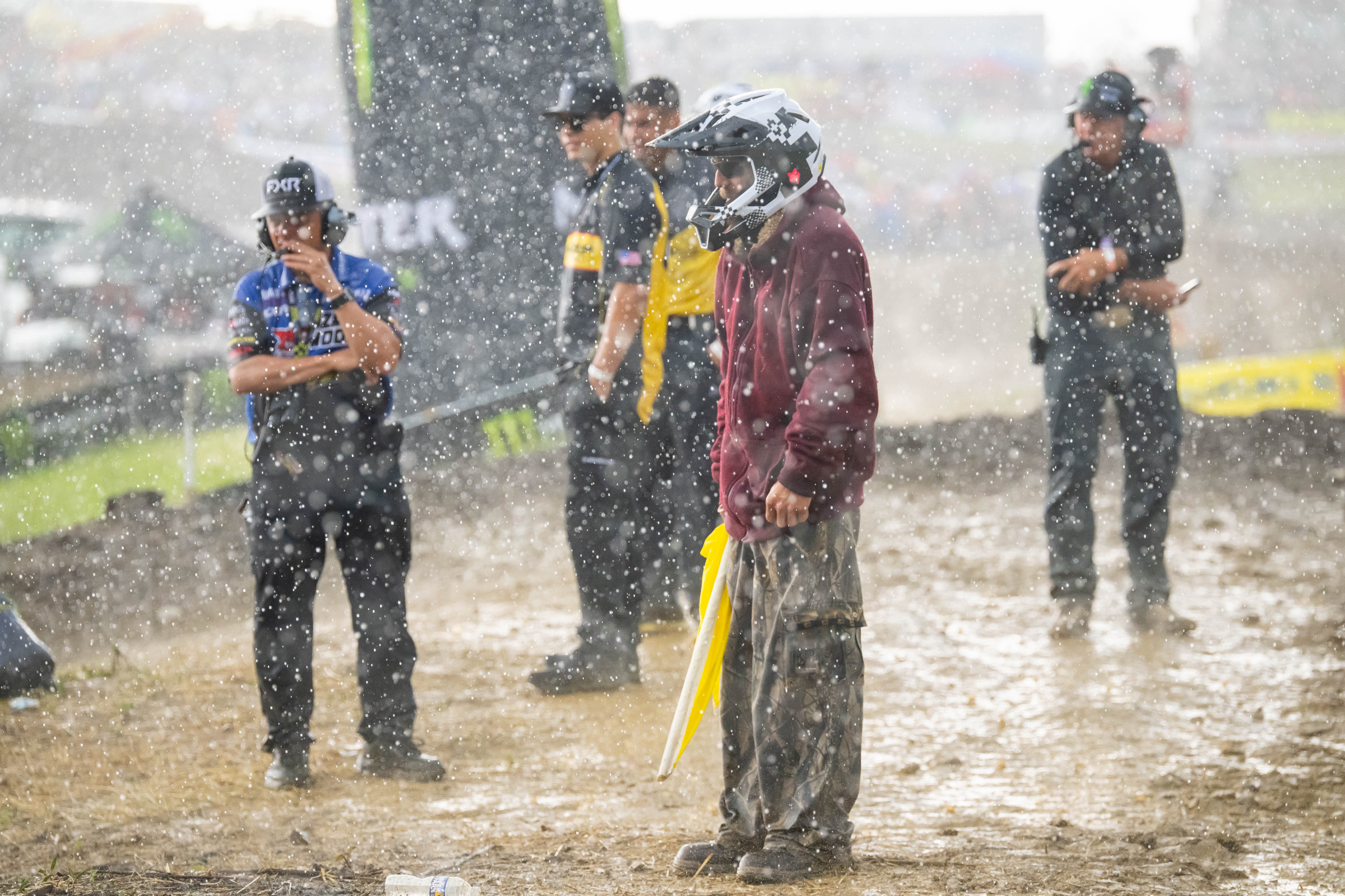 When the rain came down, it really came down!