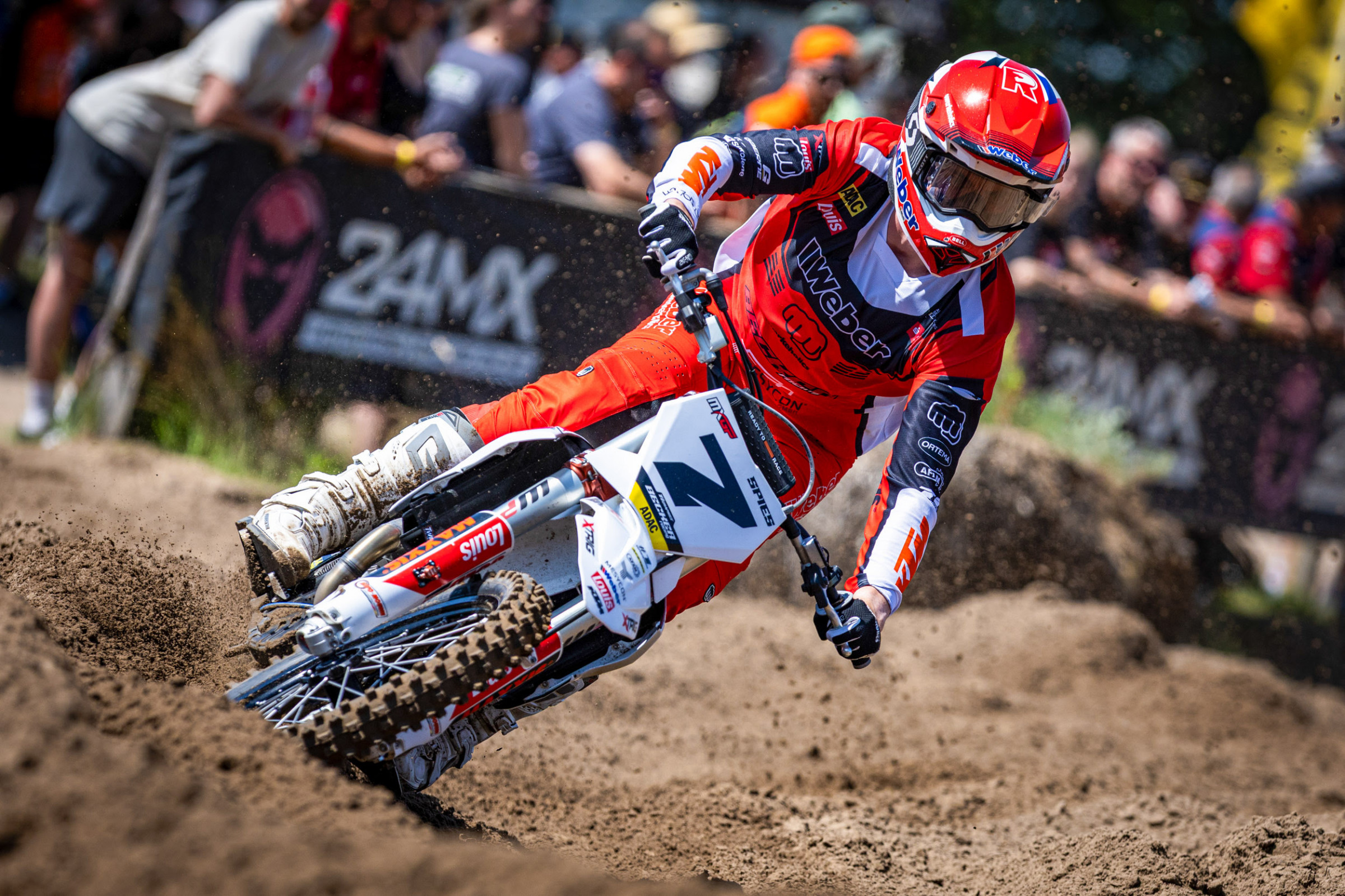 Max Spies has shown great results at the MXGP events in 2025