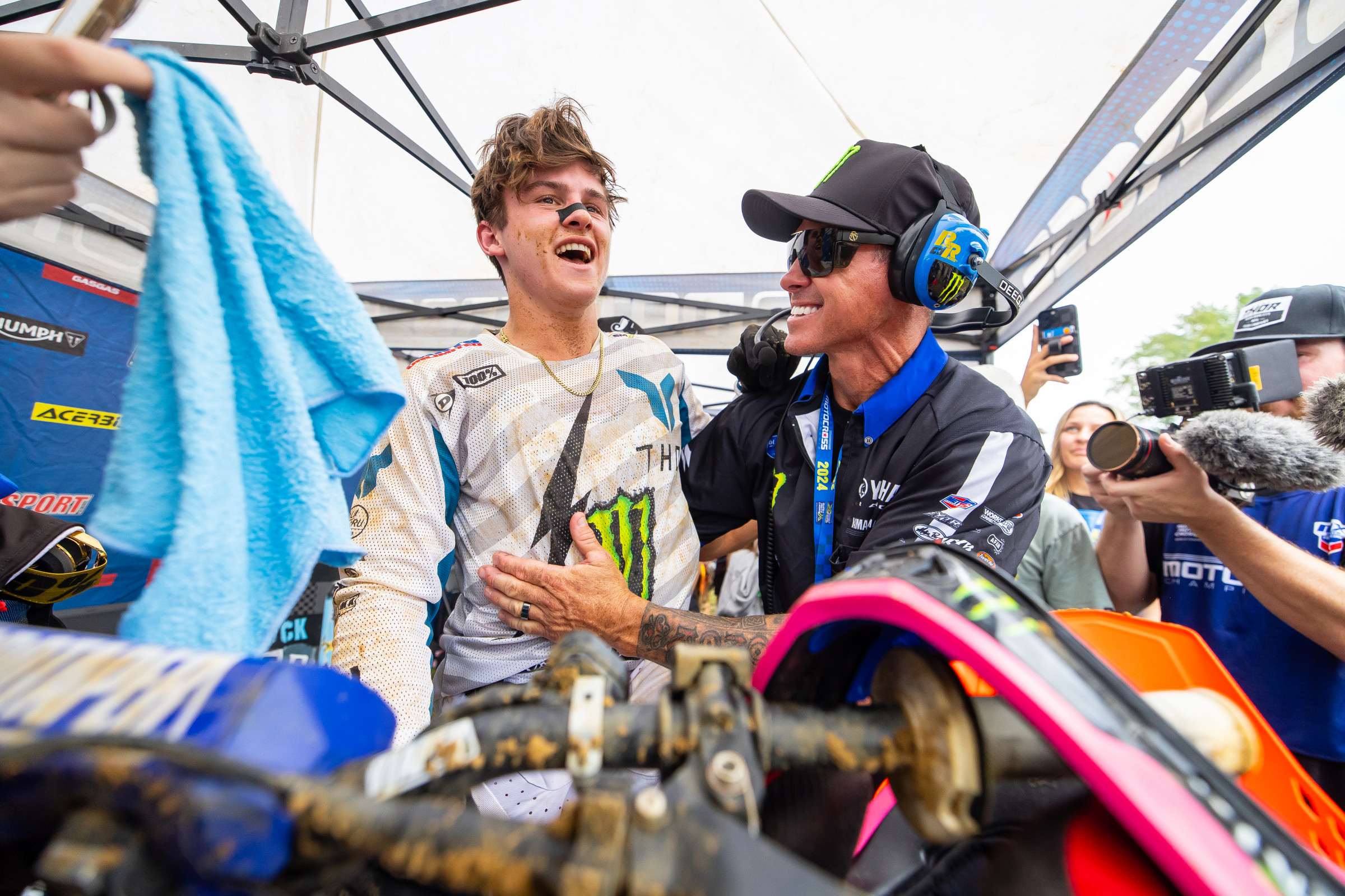 Brian and Haiden Deegan.