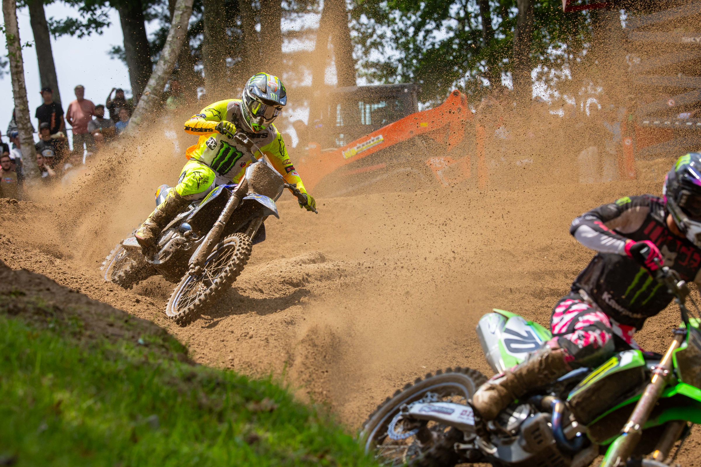 Tomac went 3-3 for third overall at Southwick.