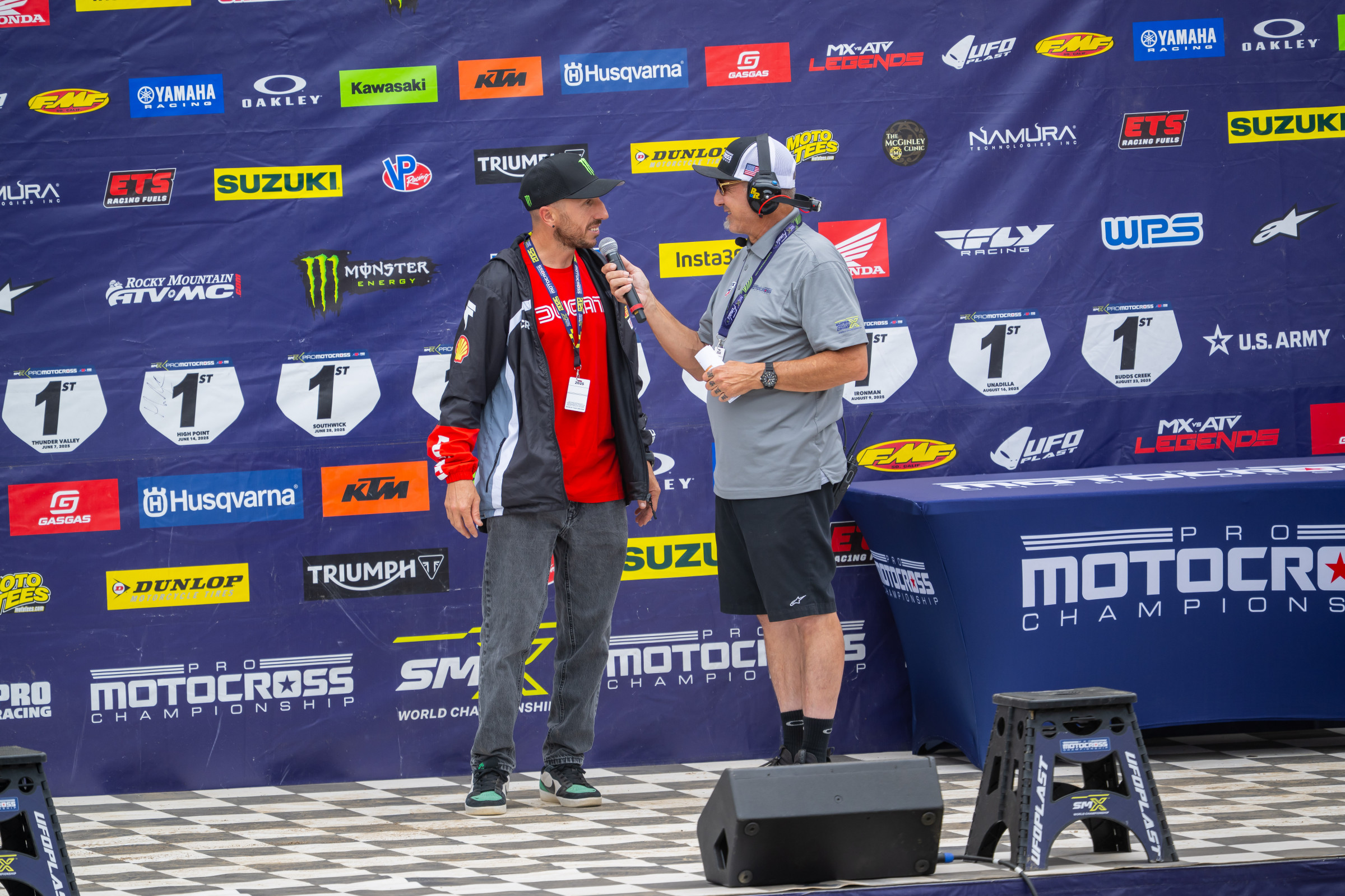 Cairoli appeared as Grand Marshal at Southwick, but he'll be racing RedBud and Spring Creek.