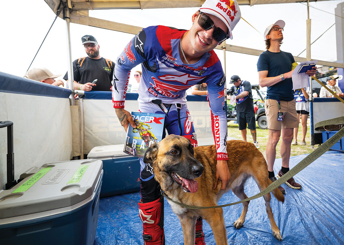 Jett the Human and Bill the Dog.