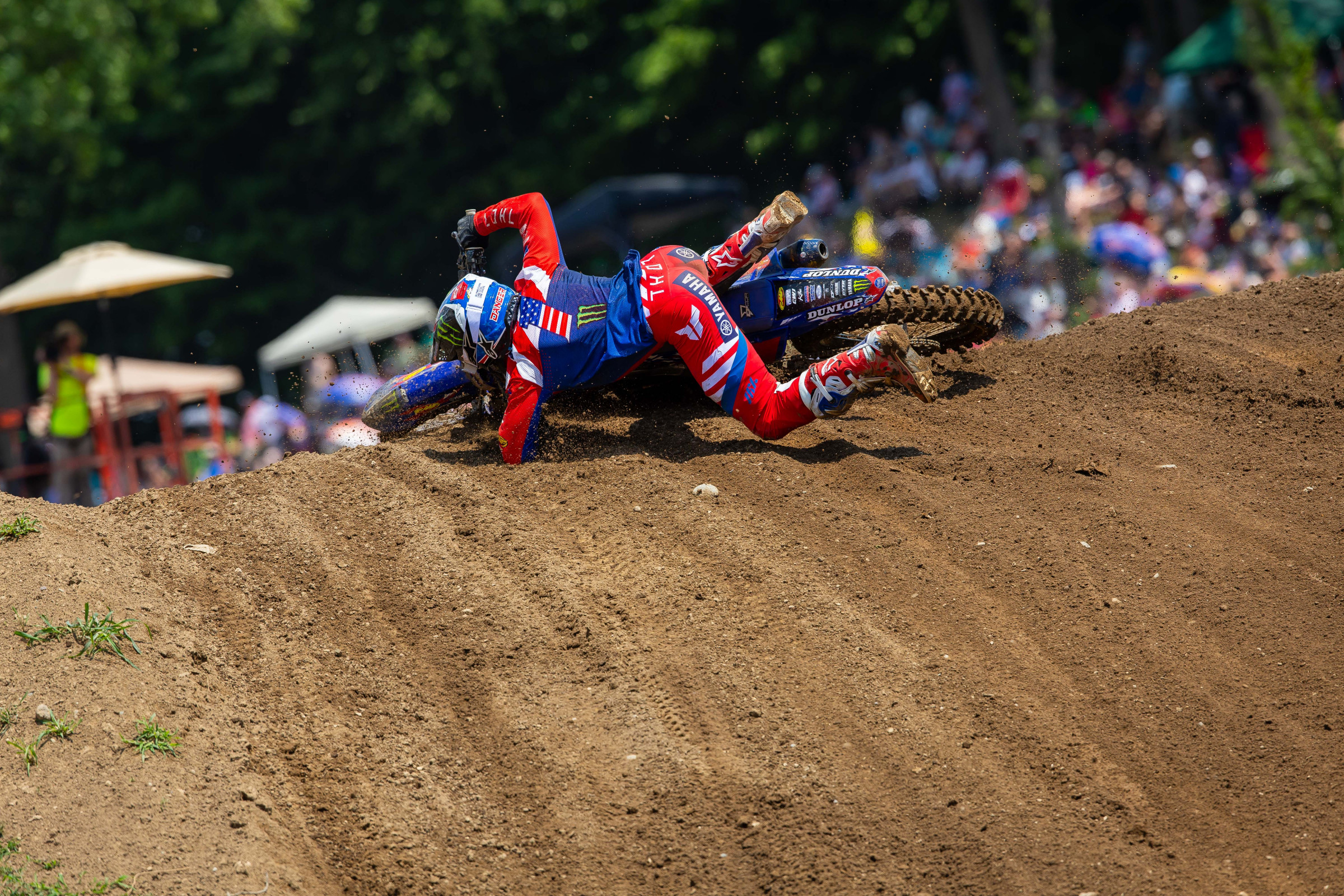 This isn't how Deegan wanted things to play out, but he still salvaged a fifth overall on the day.