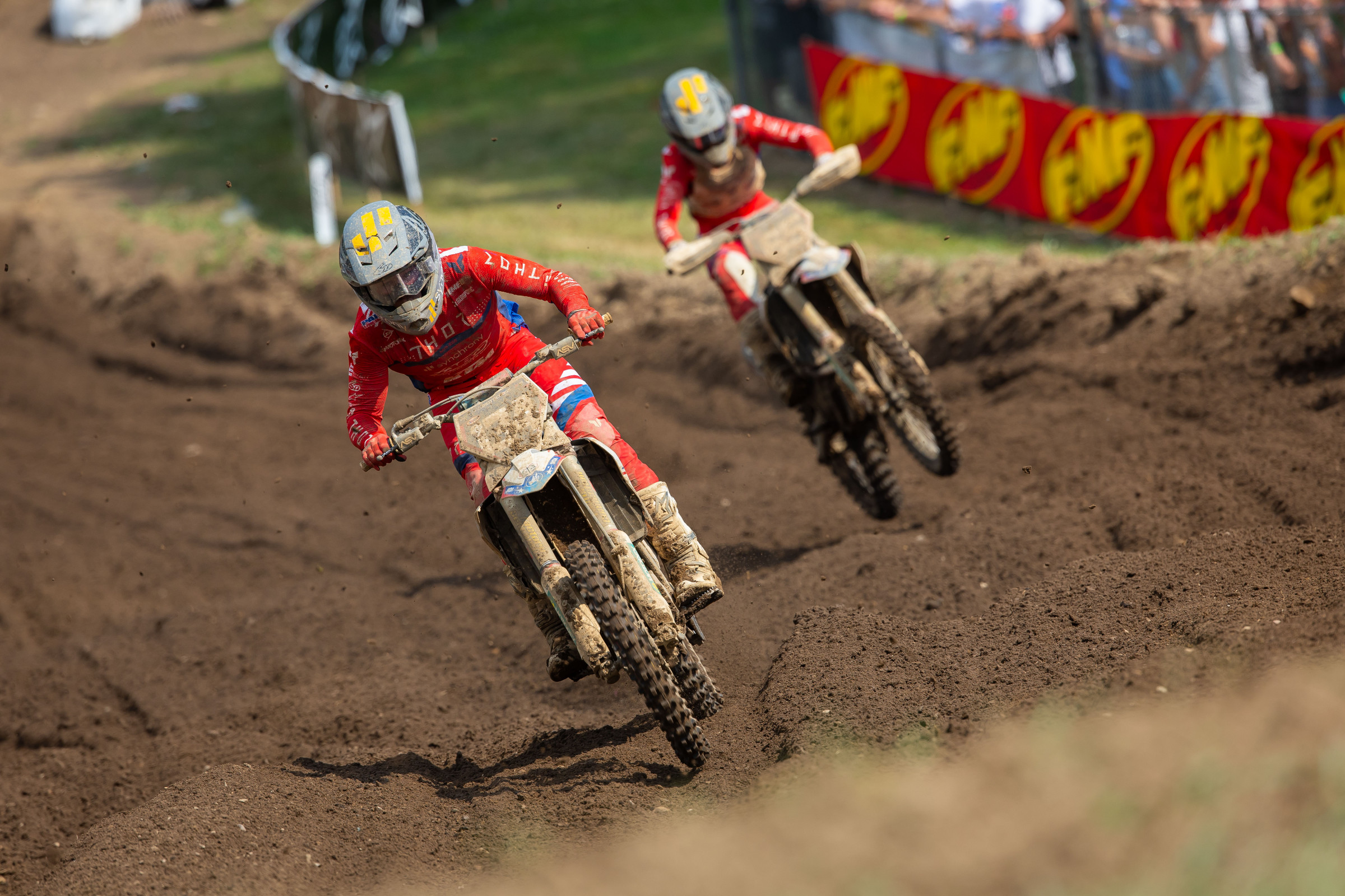 Teammates Turner and Long Battled for Top Ten in Second Moto at RedBud