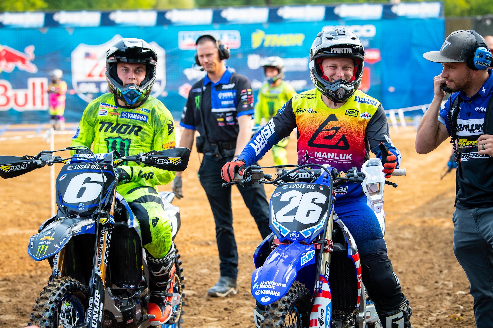 Jeremy and Alex Martin at the 2021 Spring Creek National.