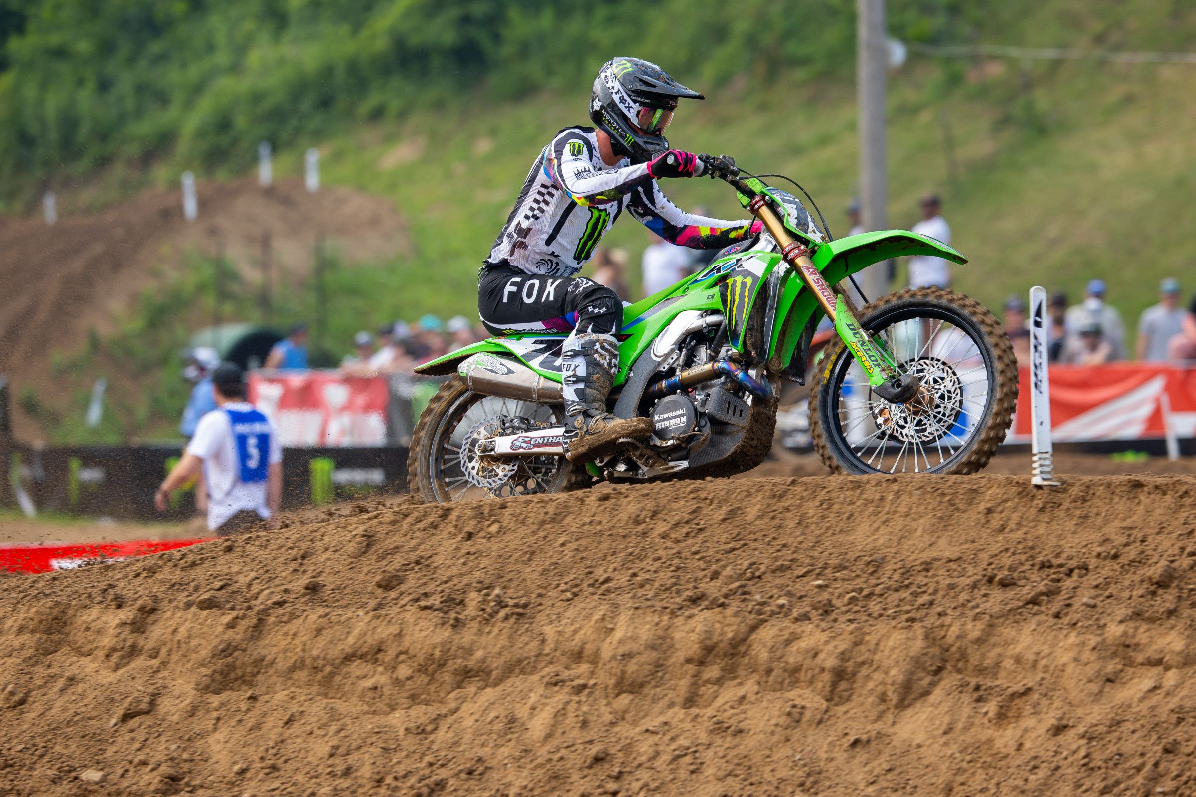 Jorge Prado's second moto was much better than the first.