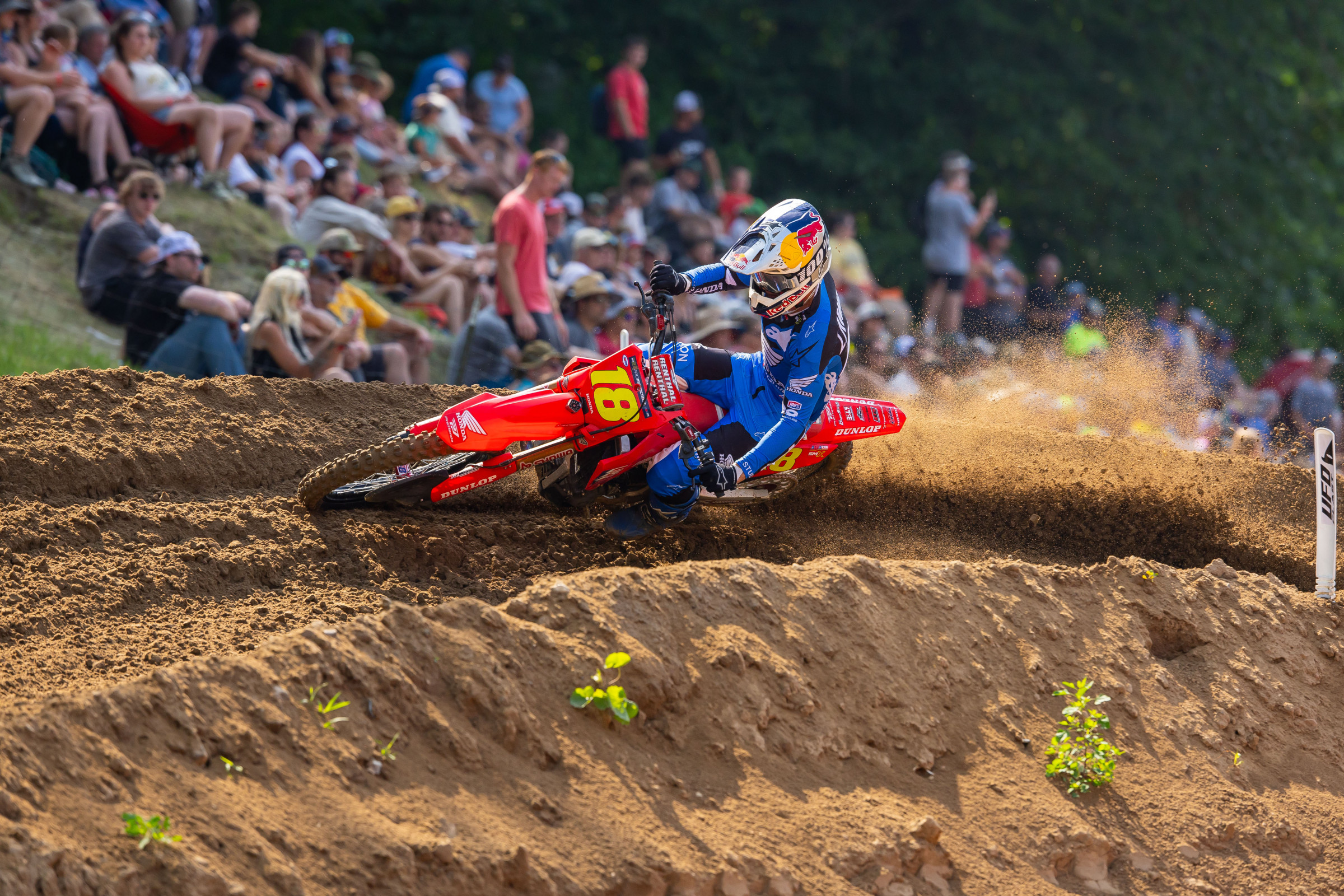 Ricky Carmichael is famous for having two perfect seasons with every moto win in 450 Pro Motocross, but in 2005 he pulled a third season where he won all the overalls, just not all the motos. Will Jett Lawrence do the same this summer?