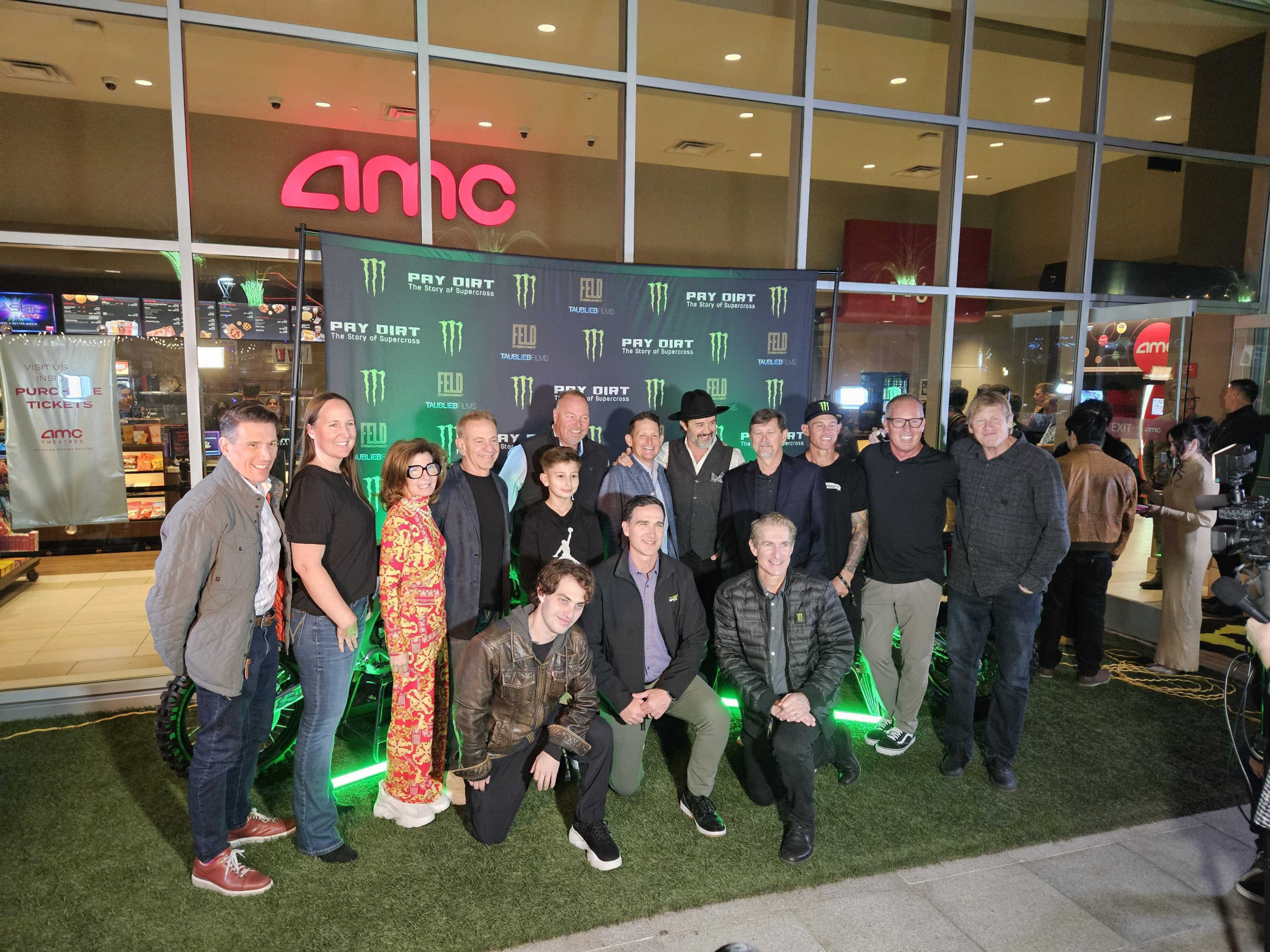 Scenes from the theater premier of Pay Dirt: The Story of Supercross during Anaheim 1 weekend in January.