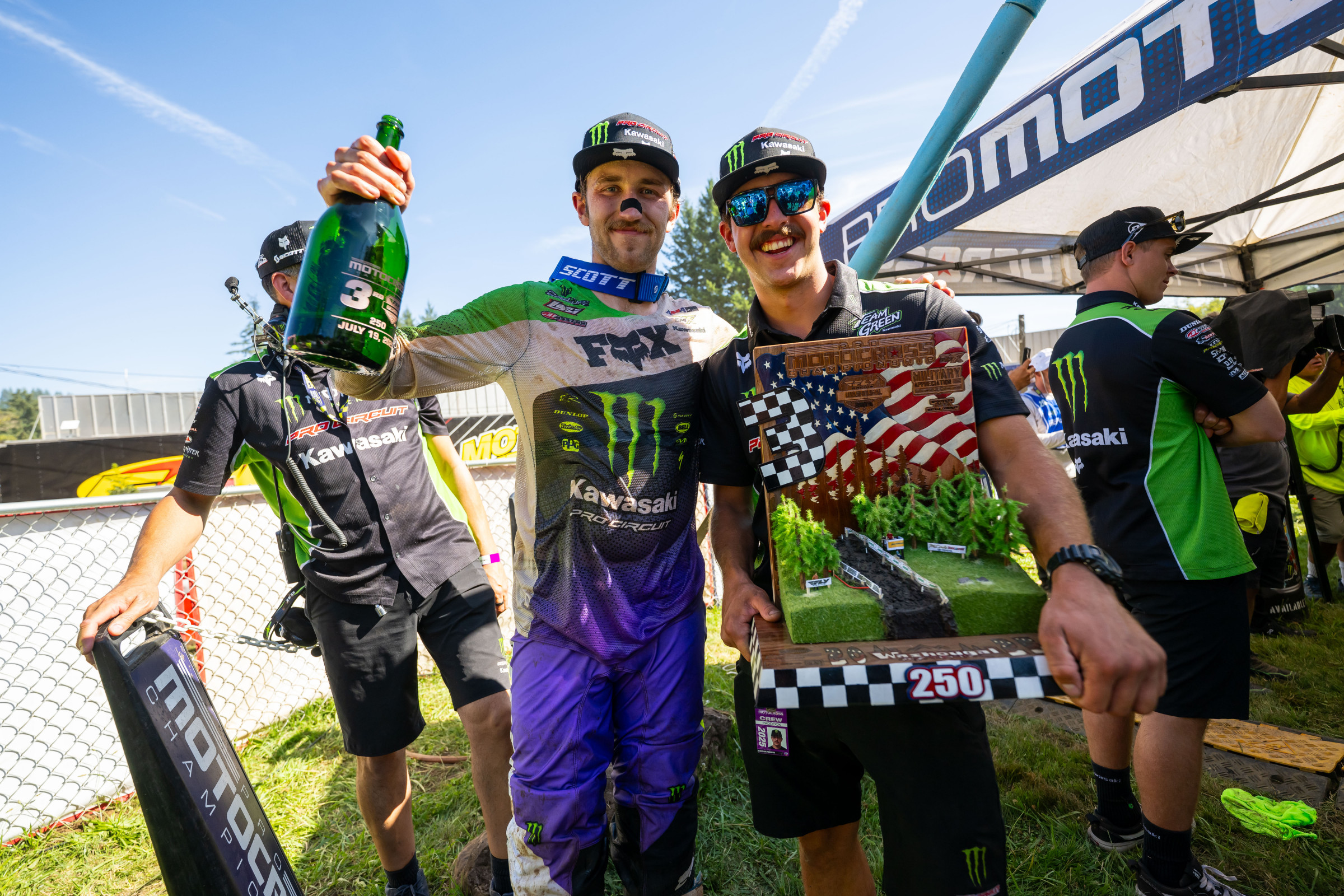 Garrett Marchbanks earned his first career Pro Motocross podium finish this weekend.