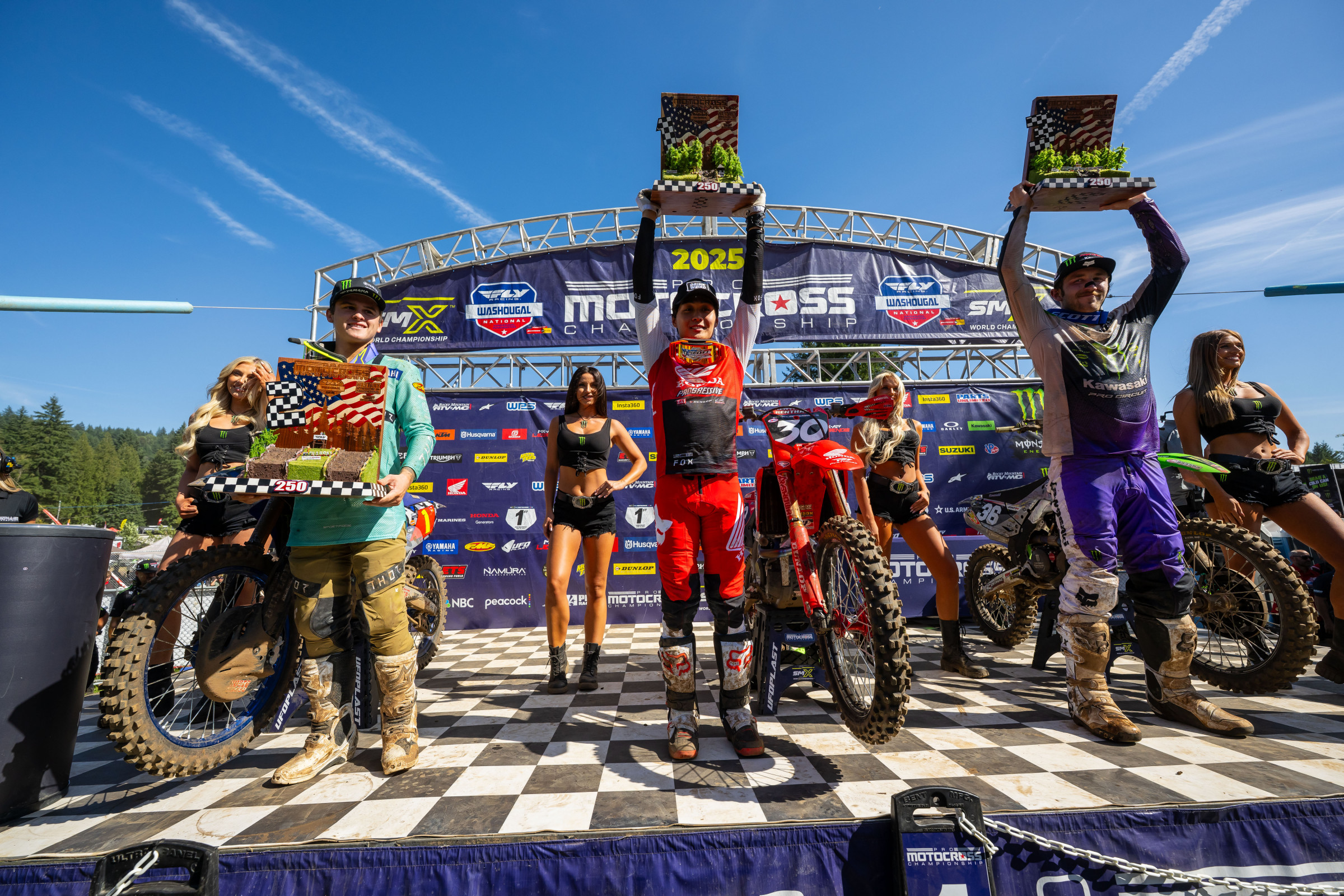 The 250 Class Podium.